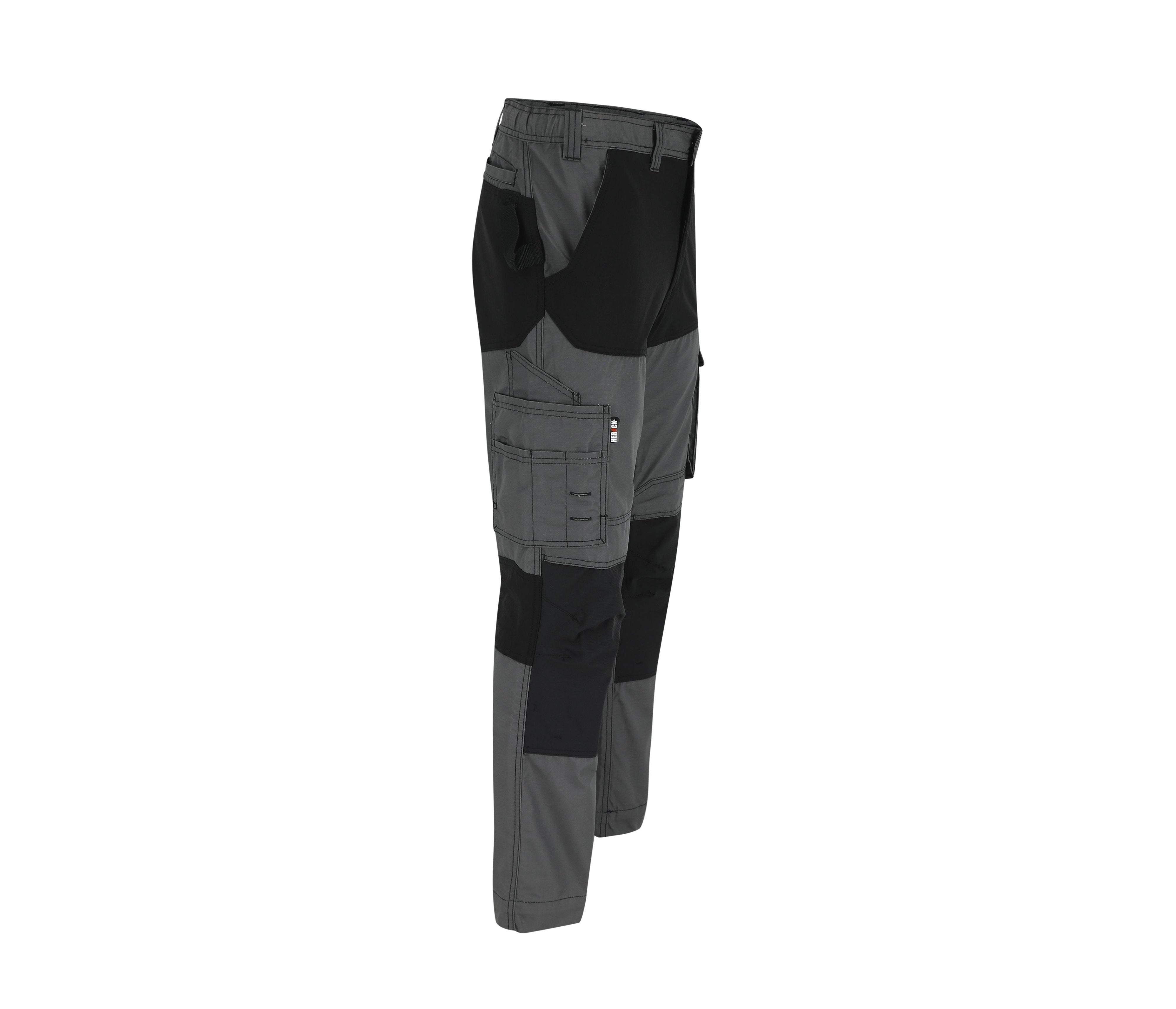 Pantalon Multi-Poches en Tissu Ripstop - Anthracite/black