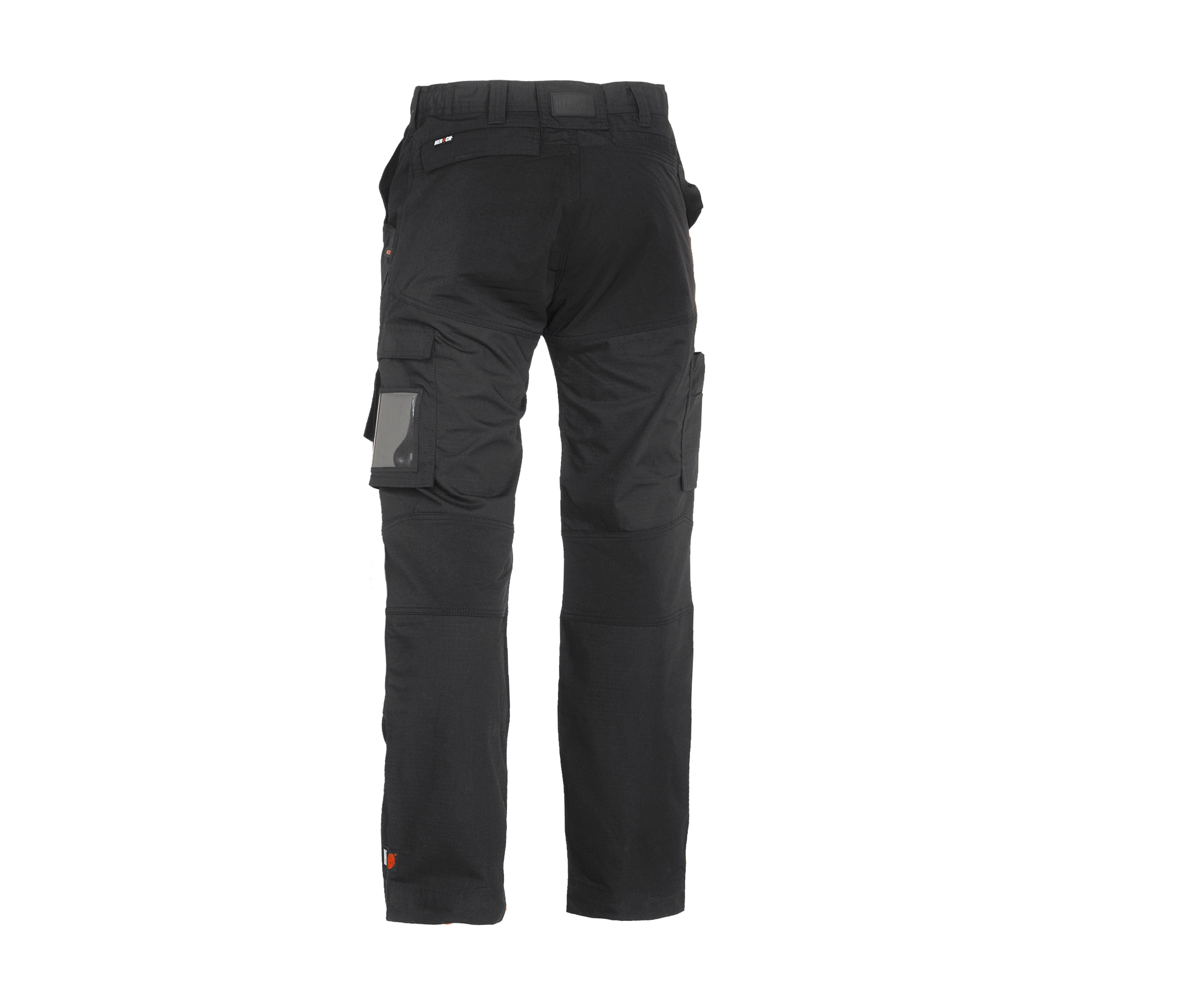 Pantalon Multi-Poches en Tissu Ripstop - Black