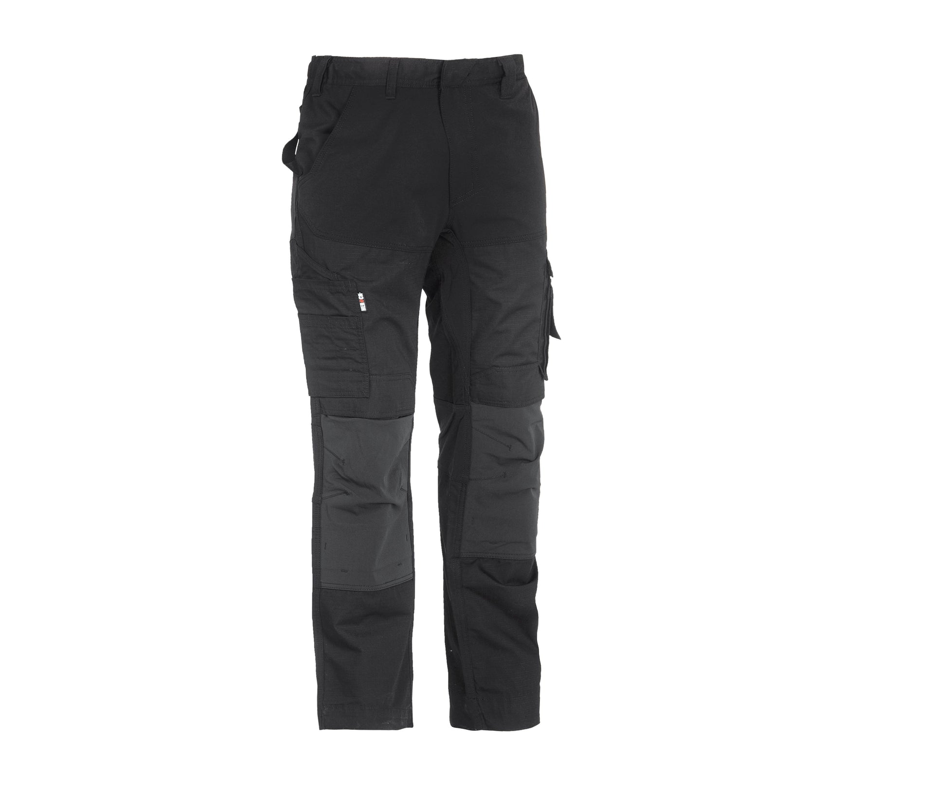 Pantalon Multi-Poches en Tissu Ripstop - Black