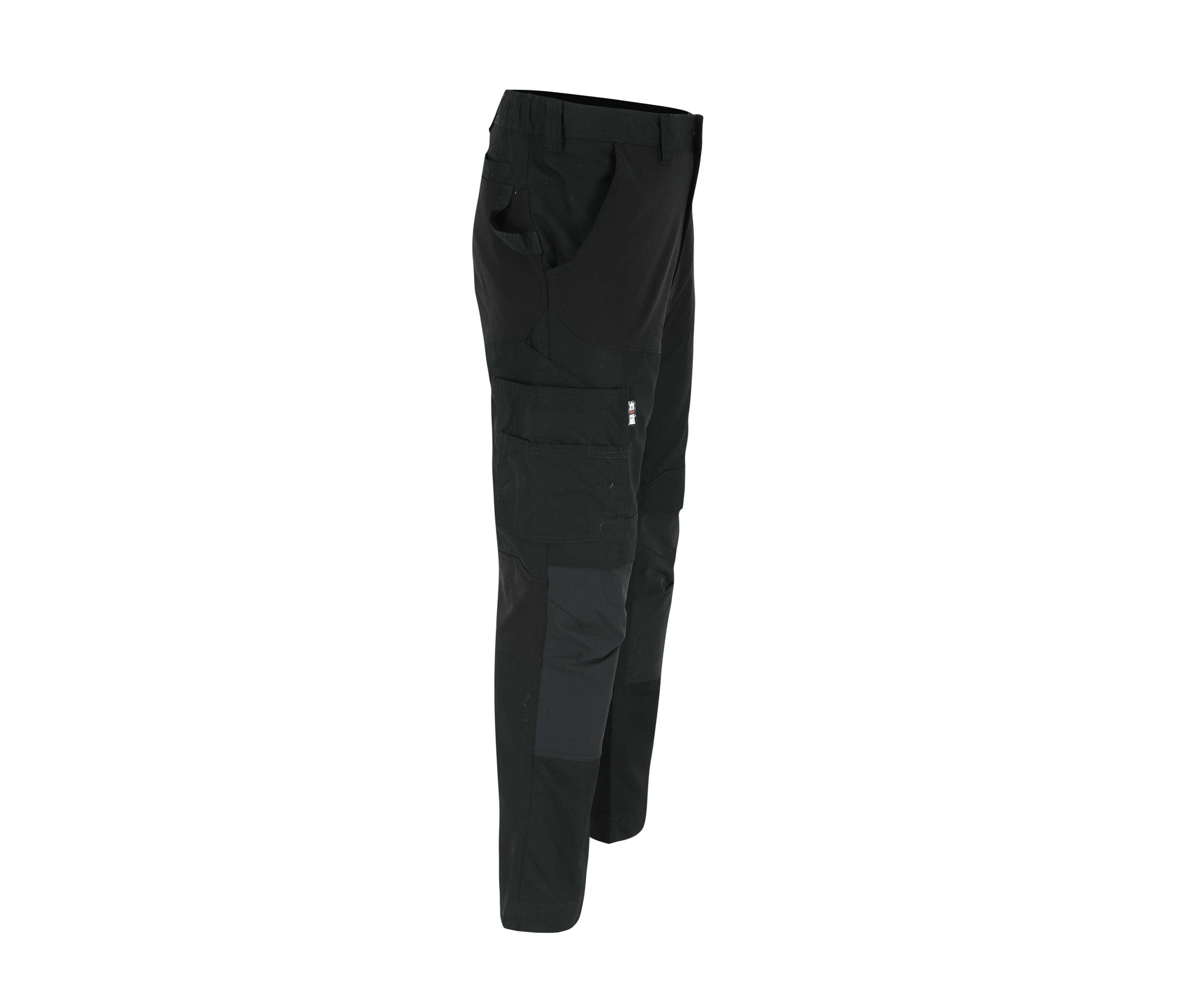Pantalon Multi-Poches en Tissu Ripstop - Black