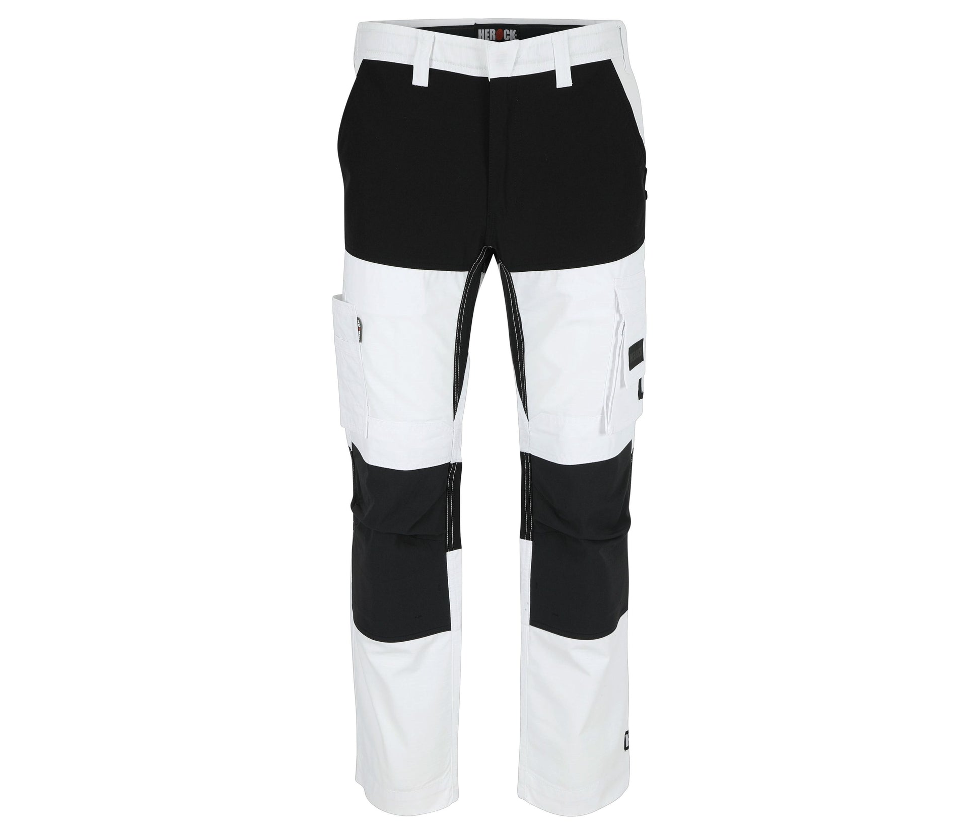 Pantalon Multi-Poches en Tissu Ripstop - White/black