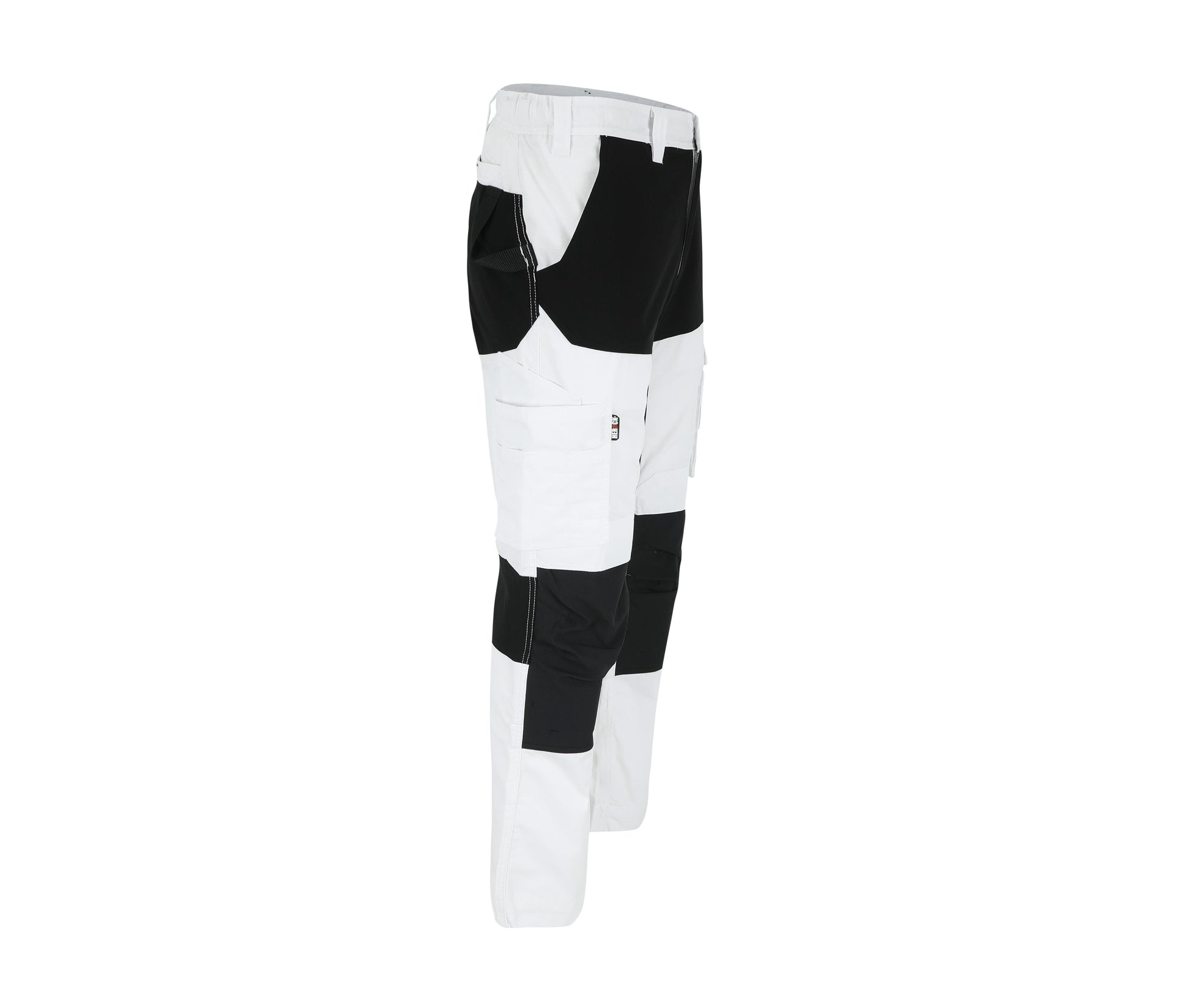 Pantalon Multi-Poches en Tissu Ripstop - White/black