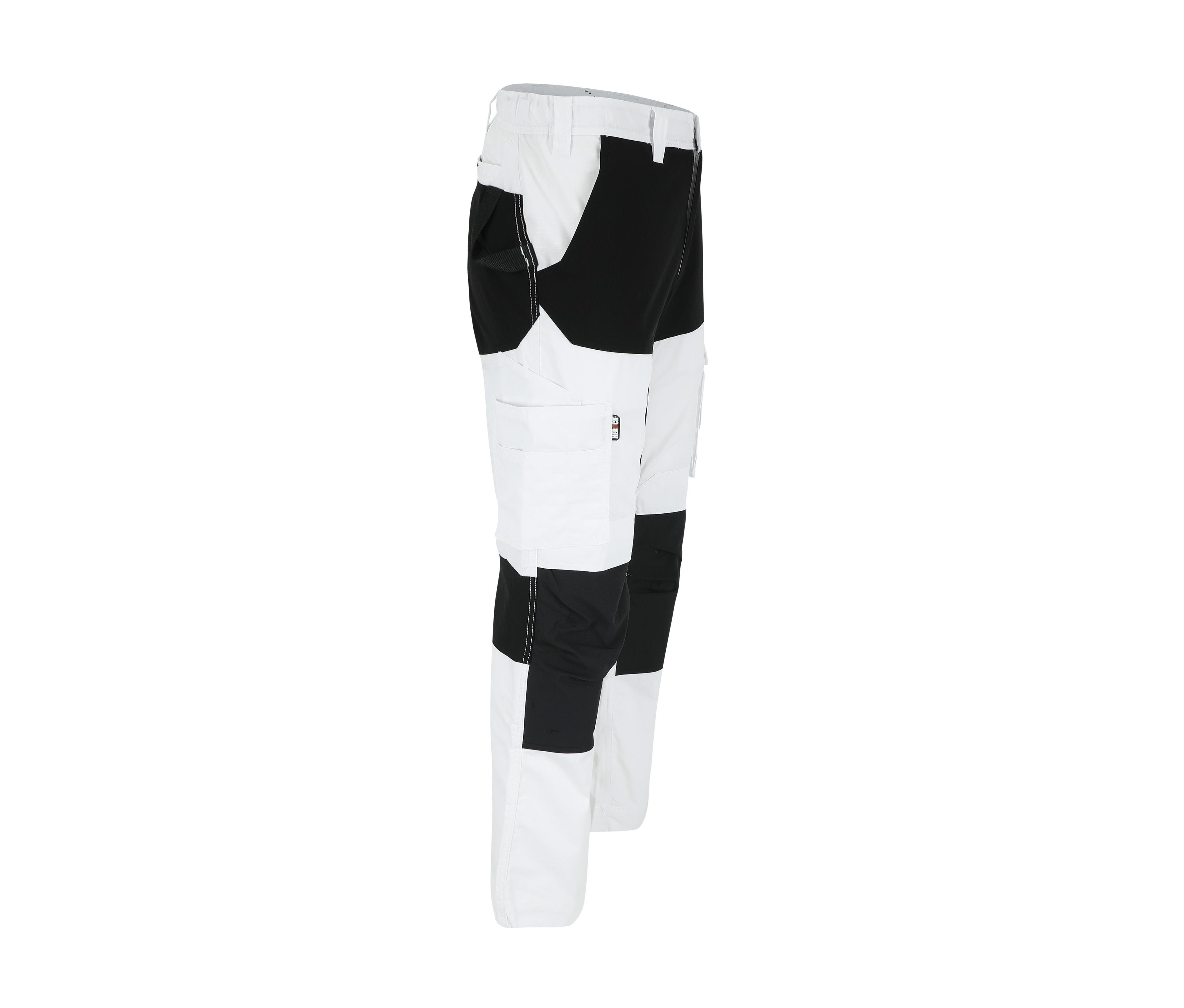 Pantalon Multi-Poches en Tissu Ripstop - White/black