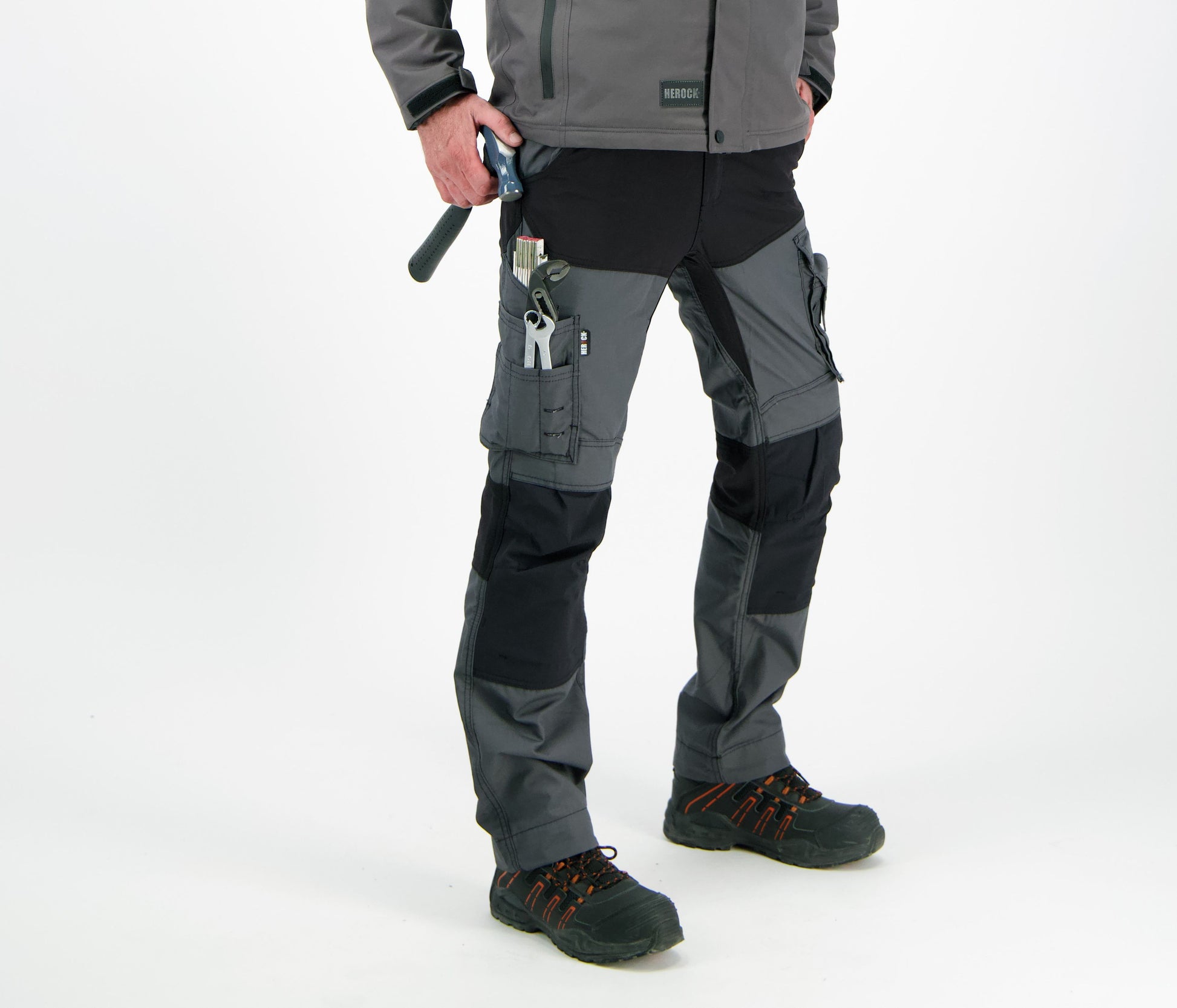 Pantalon multi-poches en tissu Ripstop