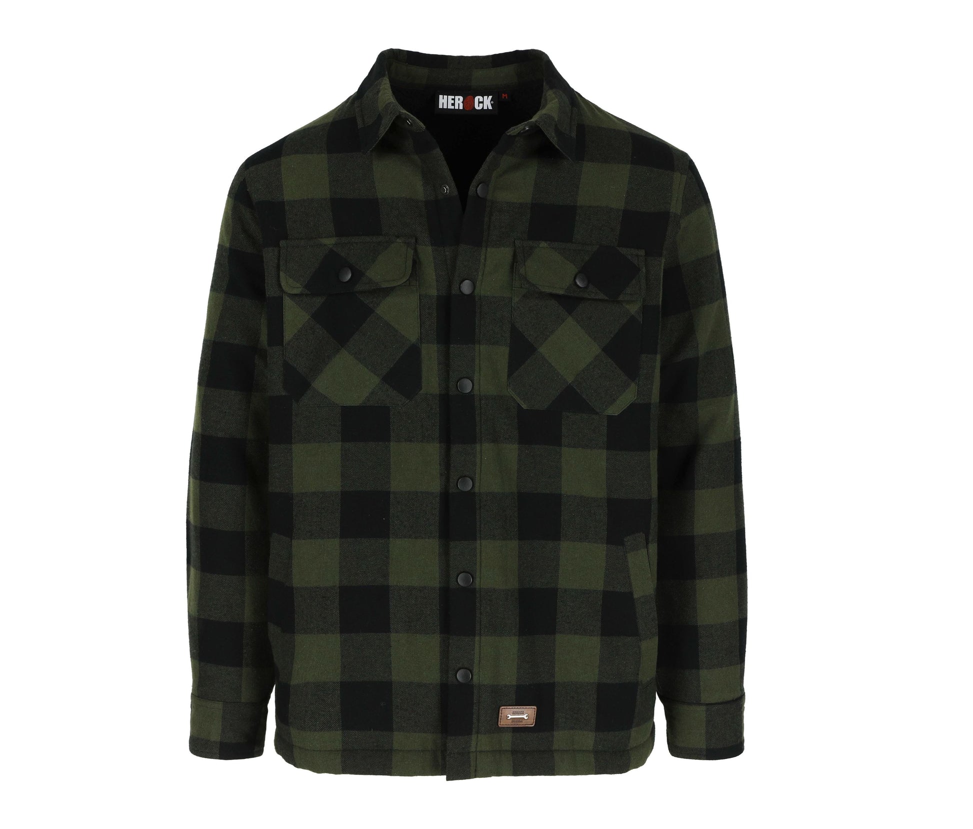 Chemise en Flanelle - Dark Khaki / Black