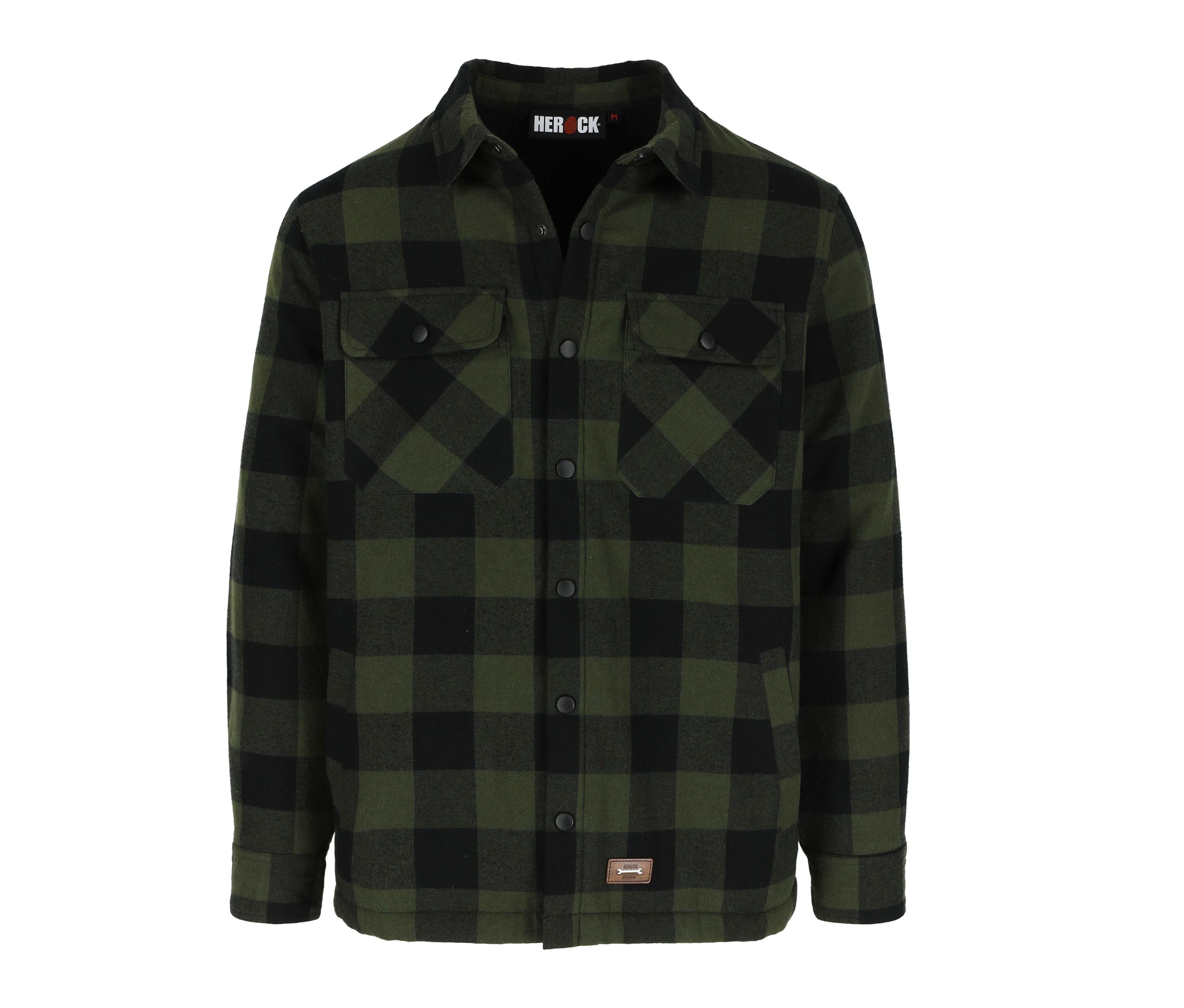 Chemise en Flanelle - Dark Khaki / Black