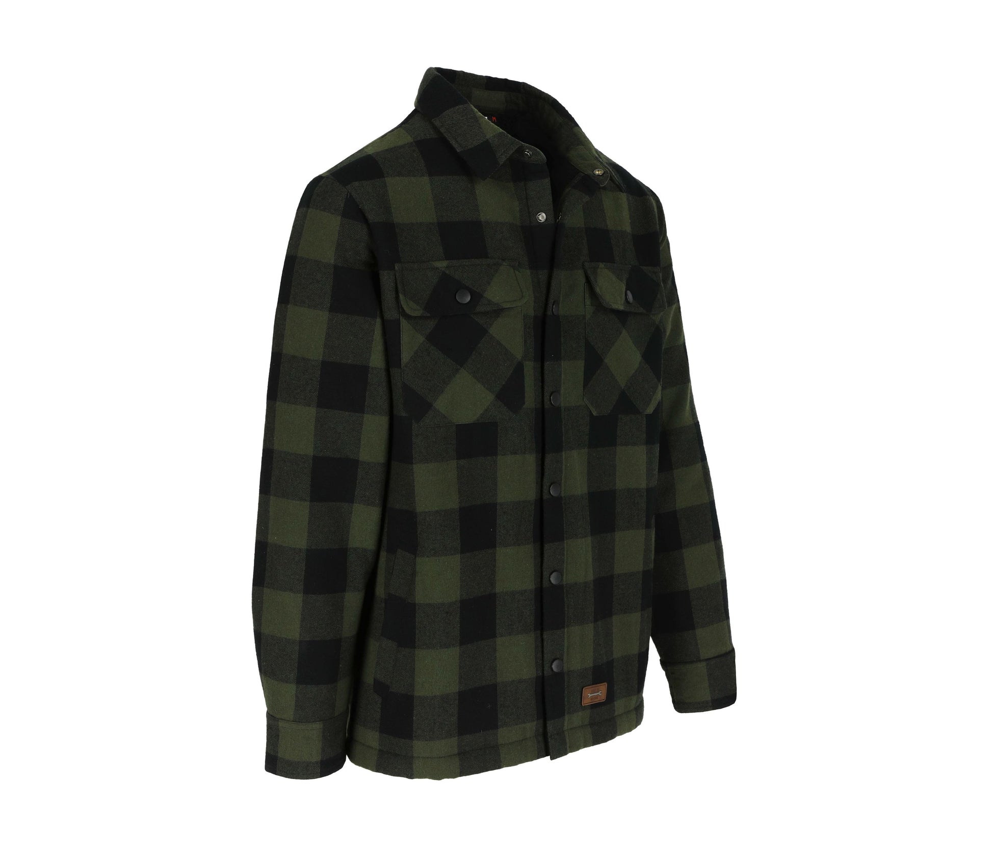 Chemise en Flanelle - Dark Khaki / Black