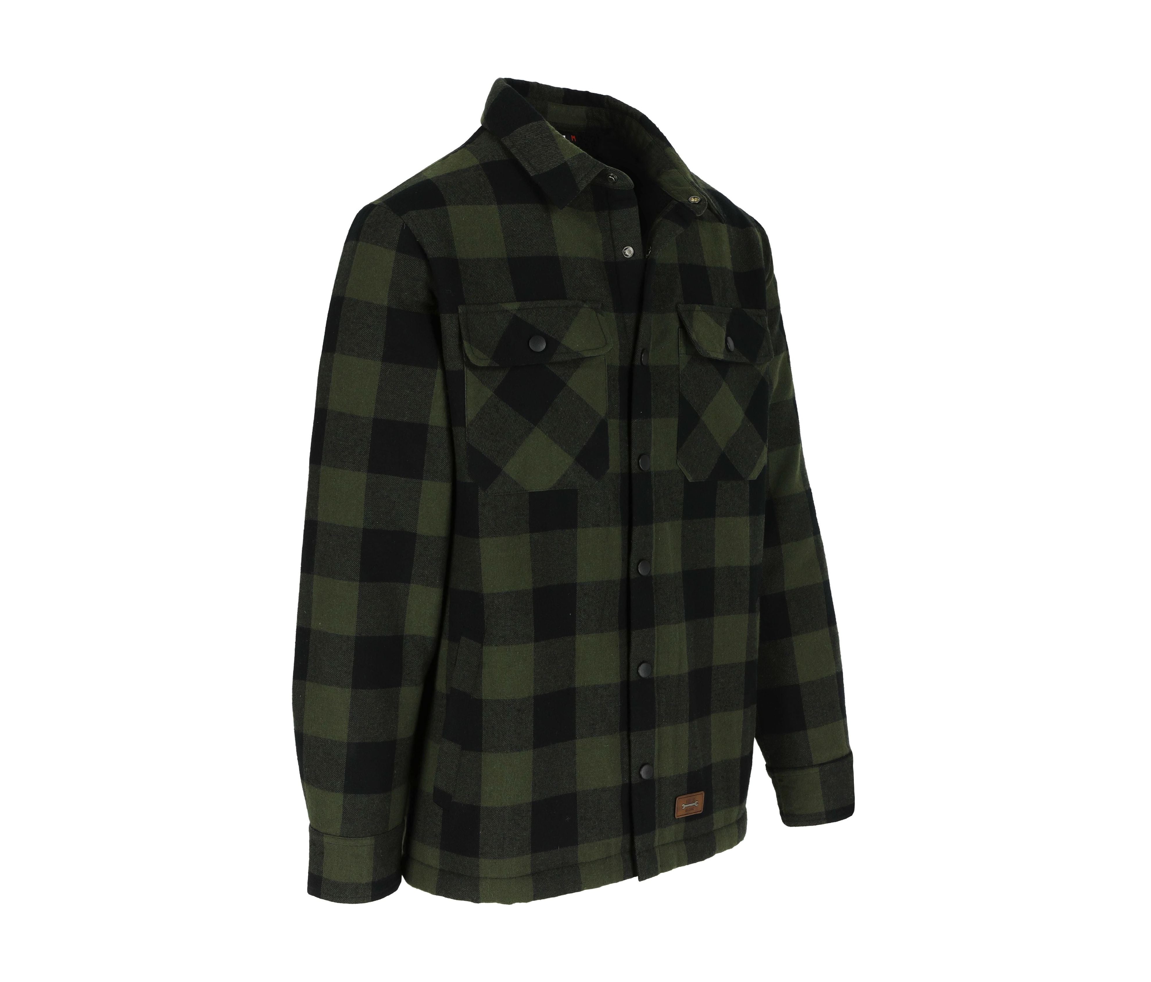 Chemise en Flanelle - Dark Khaki / Black