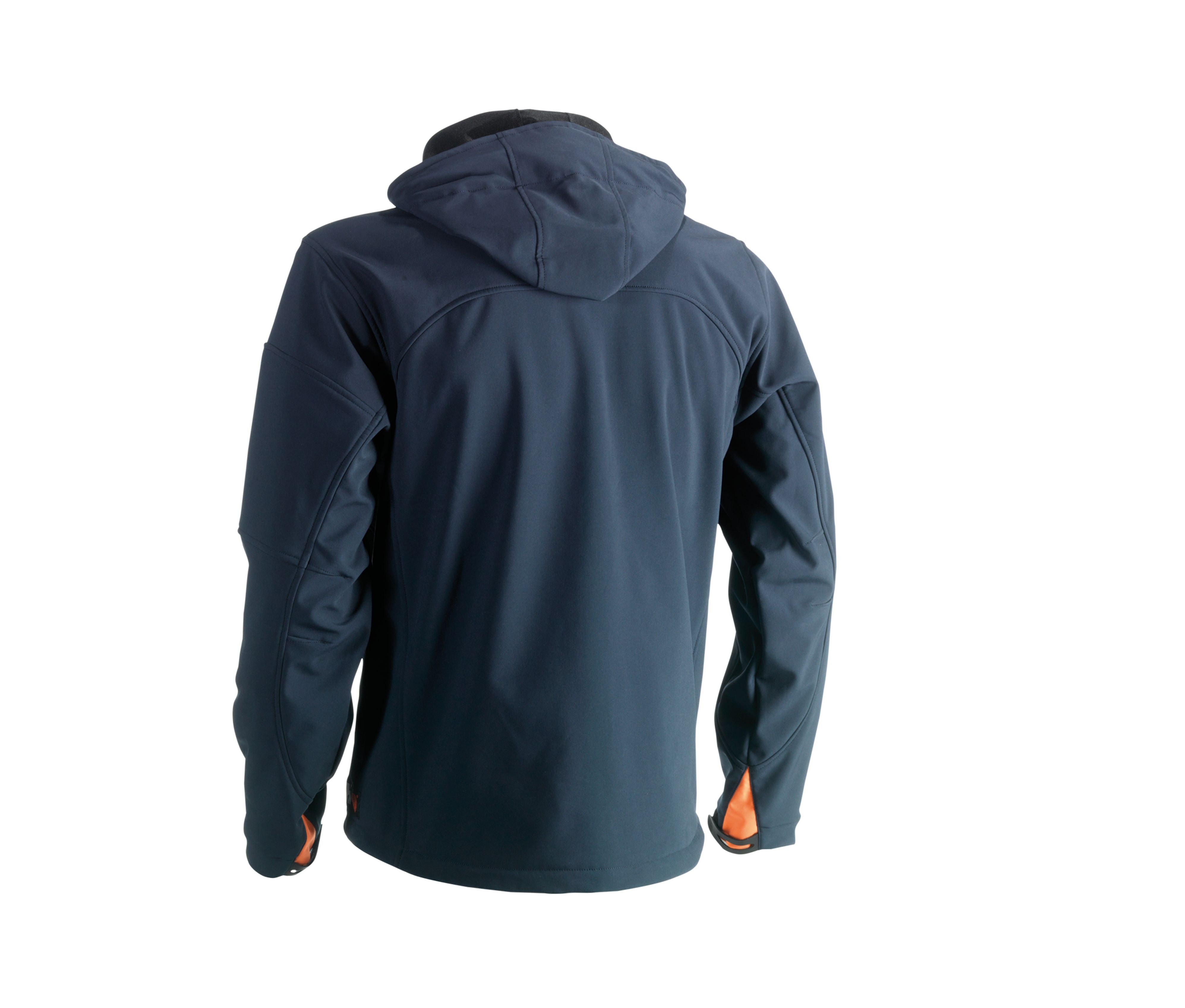 Veste Softshell 3 Couches à Capuche - Navy