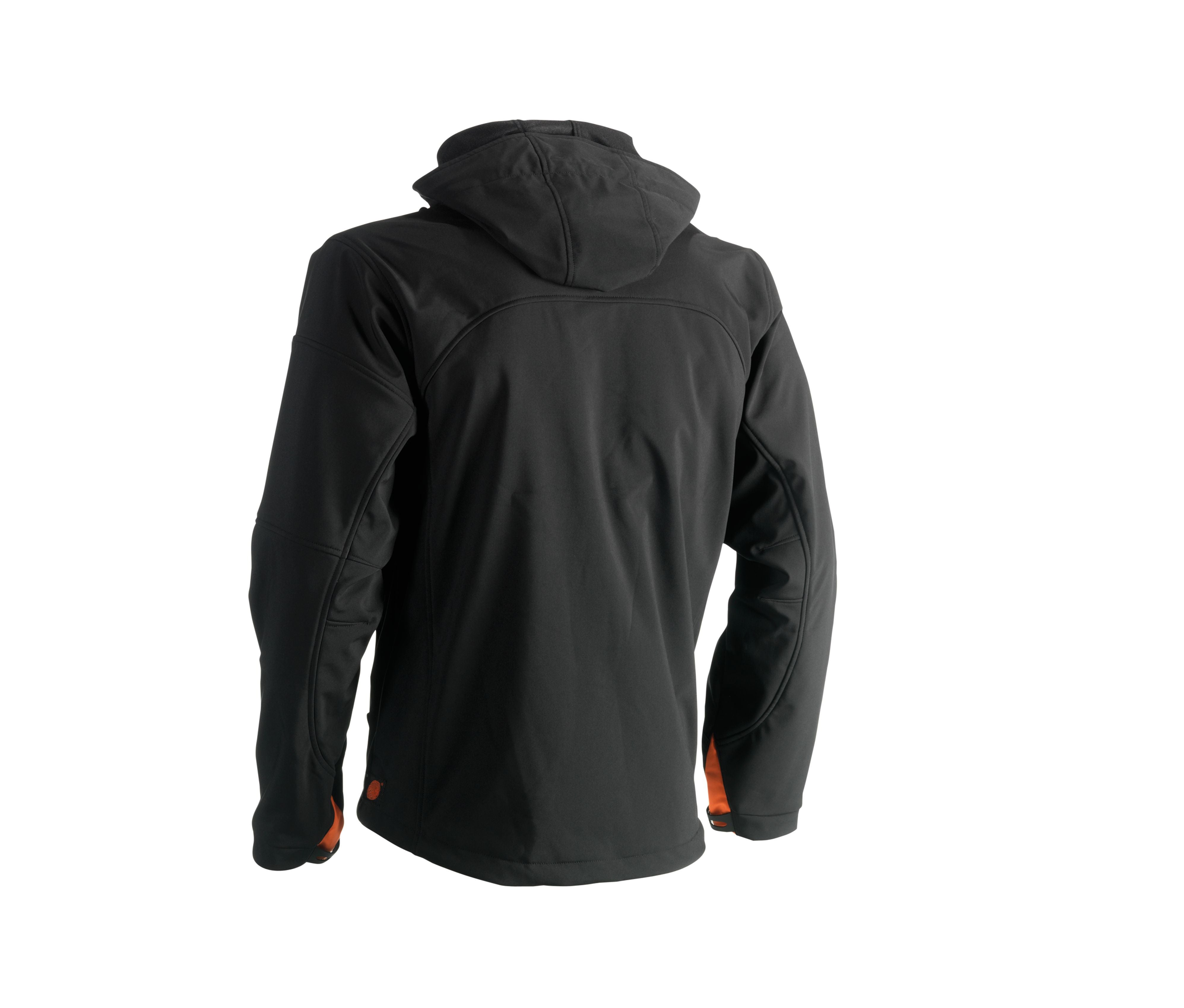 Veste Softshell 3 Couches à Capuche - Black