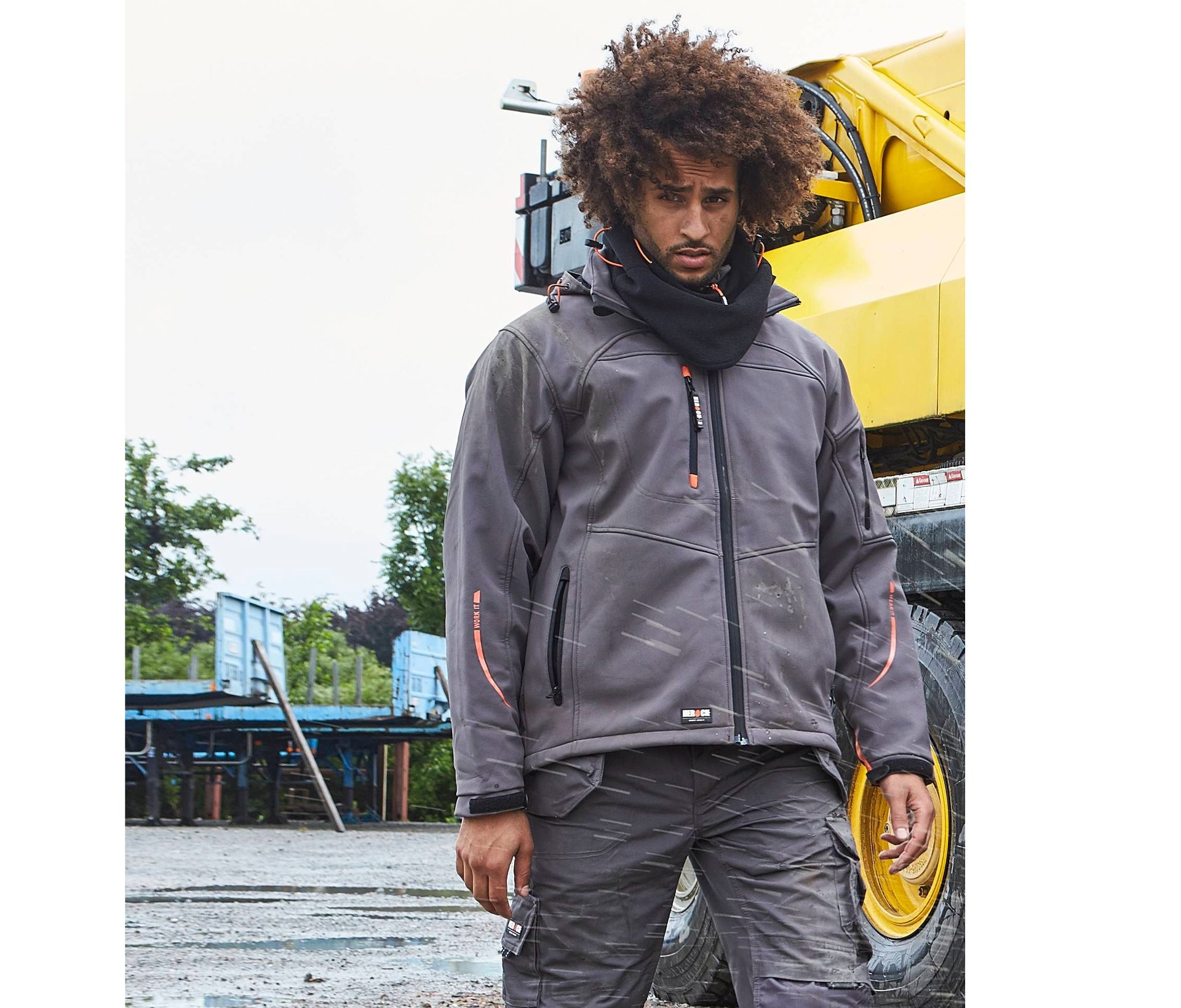 Veste Softshell 3 couches à capuche