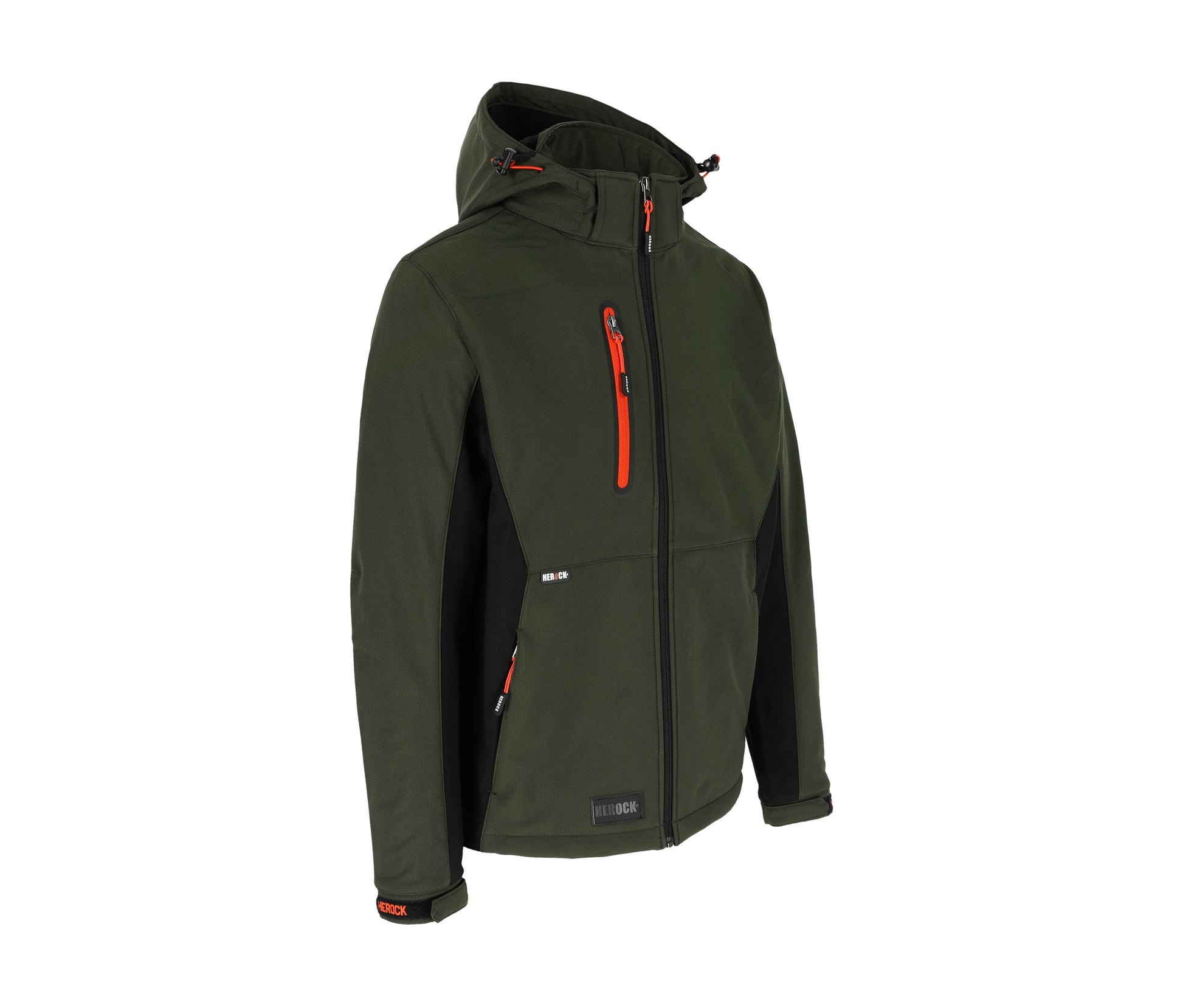 Veste Softshell Trystan - Dark Khaki/black