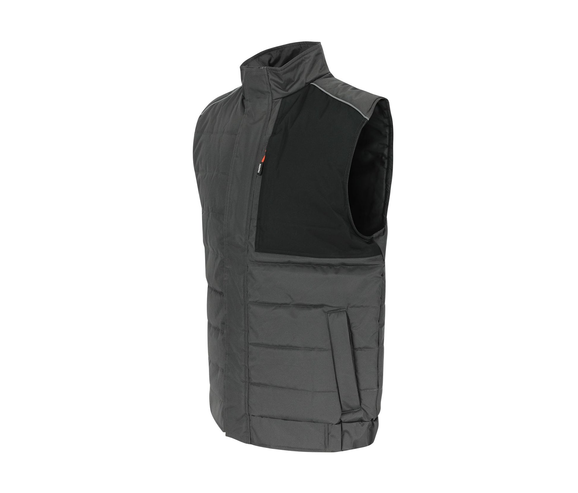 Bodywarmer de Travail Matelassé - Anthracite / Black