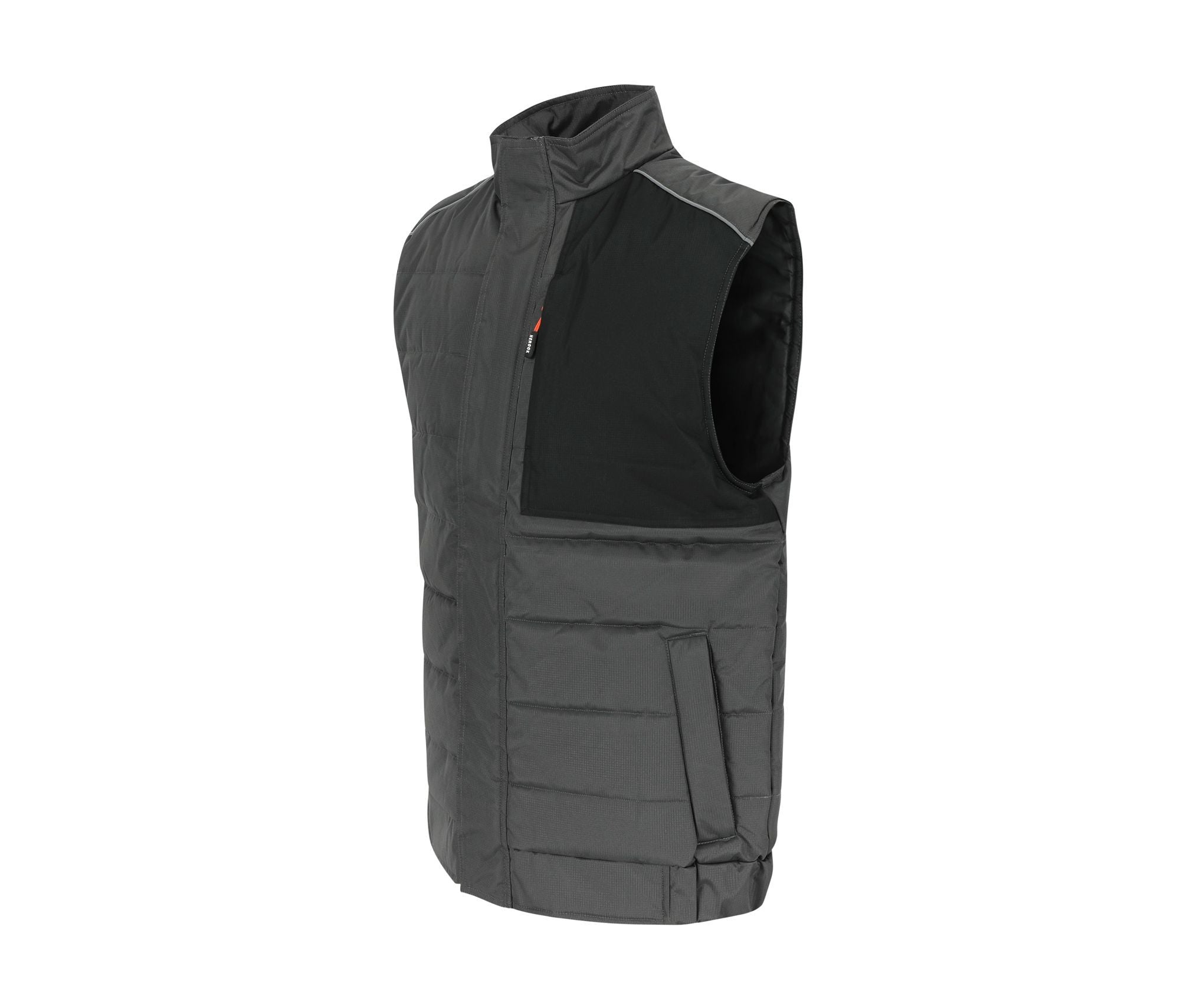 Bodywarmer de Travail Matelassé - Anthracite / Black