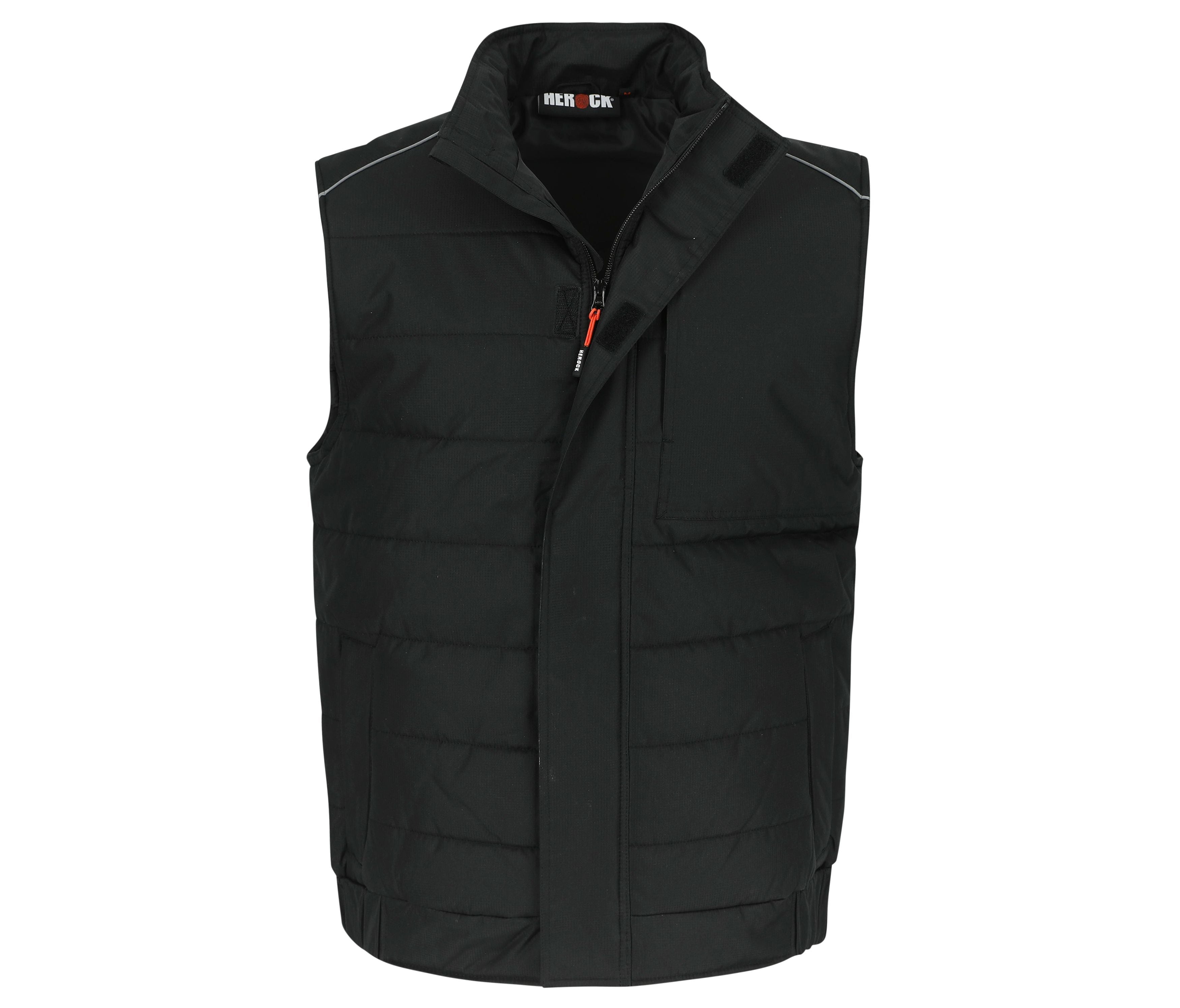 Bodywarmer de Travail Matelassé - Black
