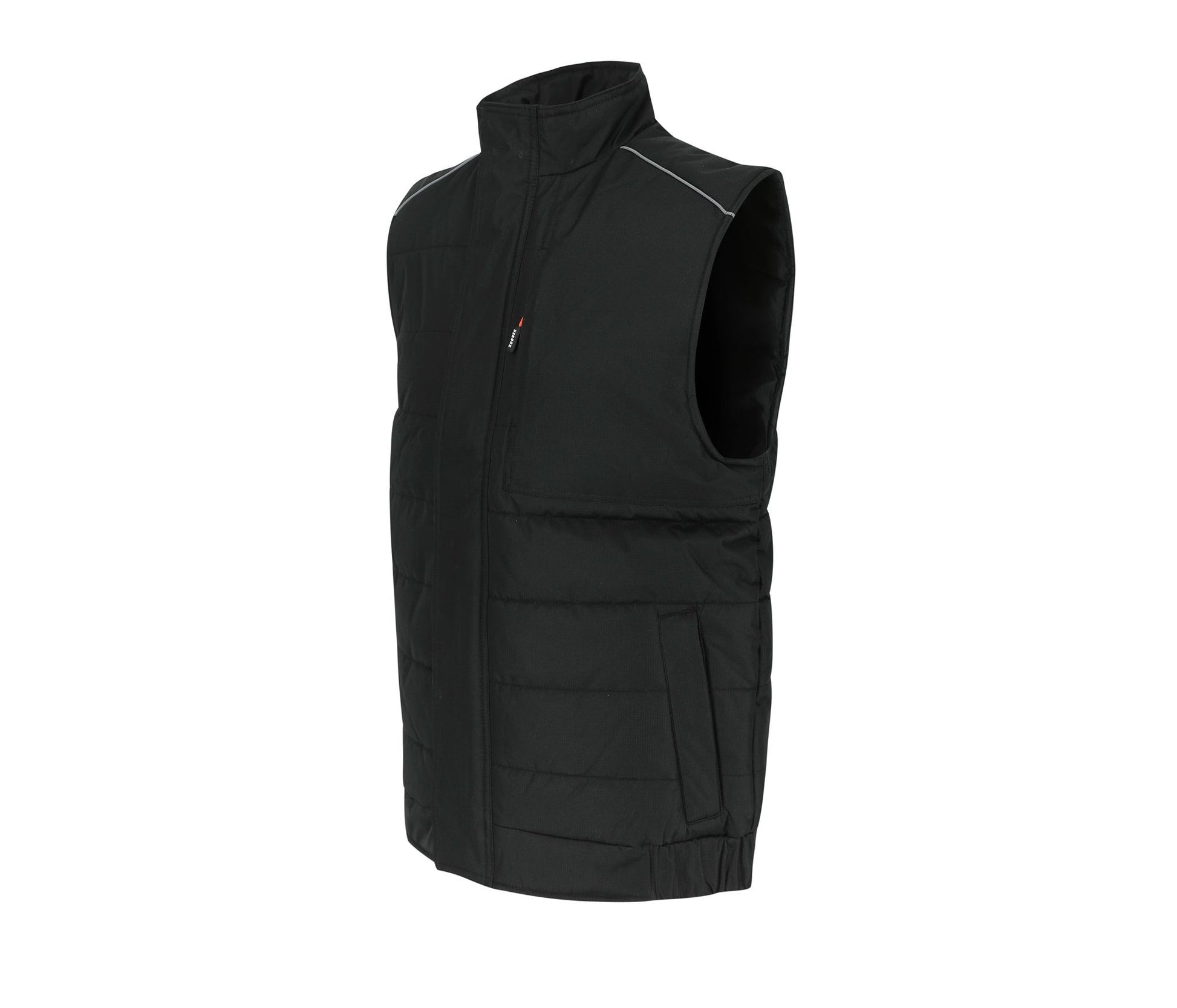 Bodywarmer de Travail Matelassé - Black
