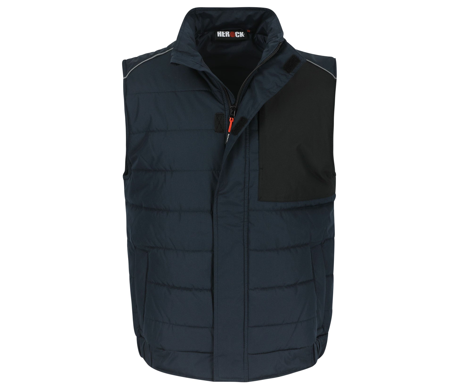 Bodywarmer de Travail Matelassé - Navy Blue / Black