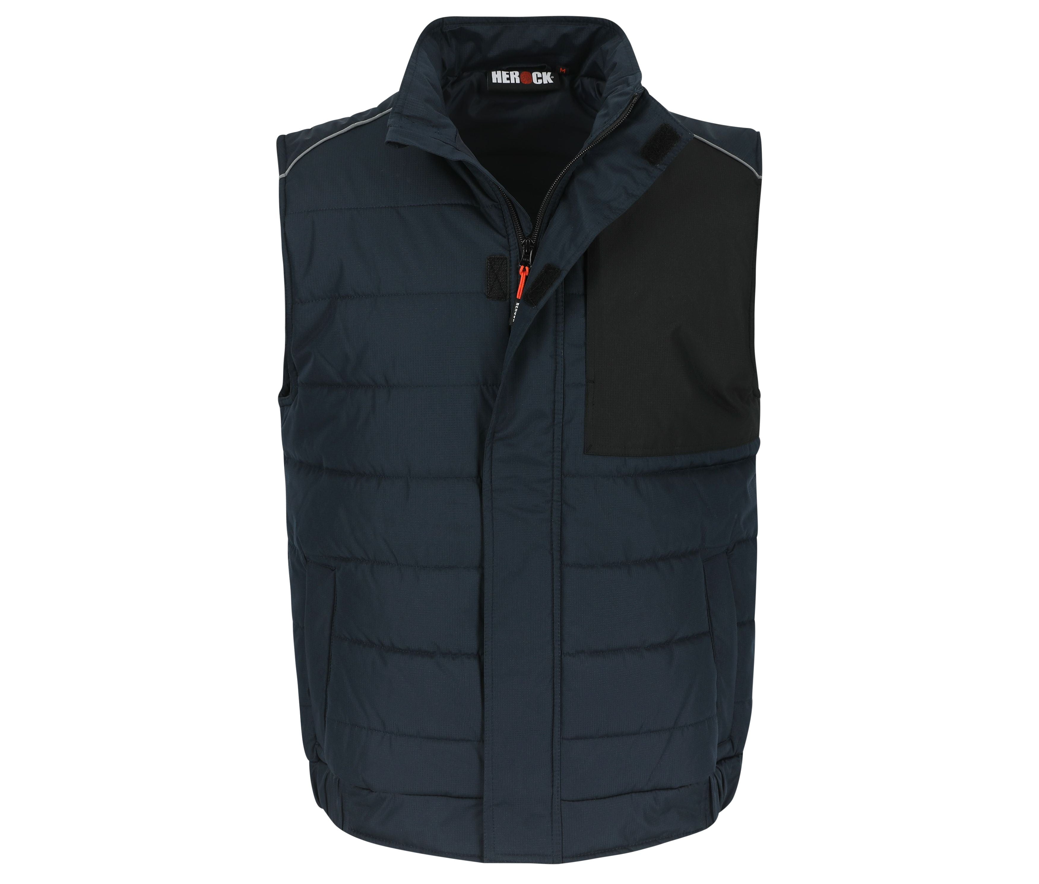 Bodywarmer de Travail Matelassé - Navy Blue / Black