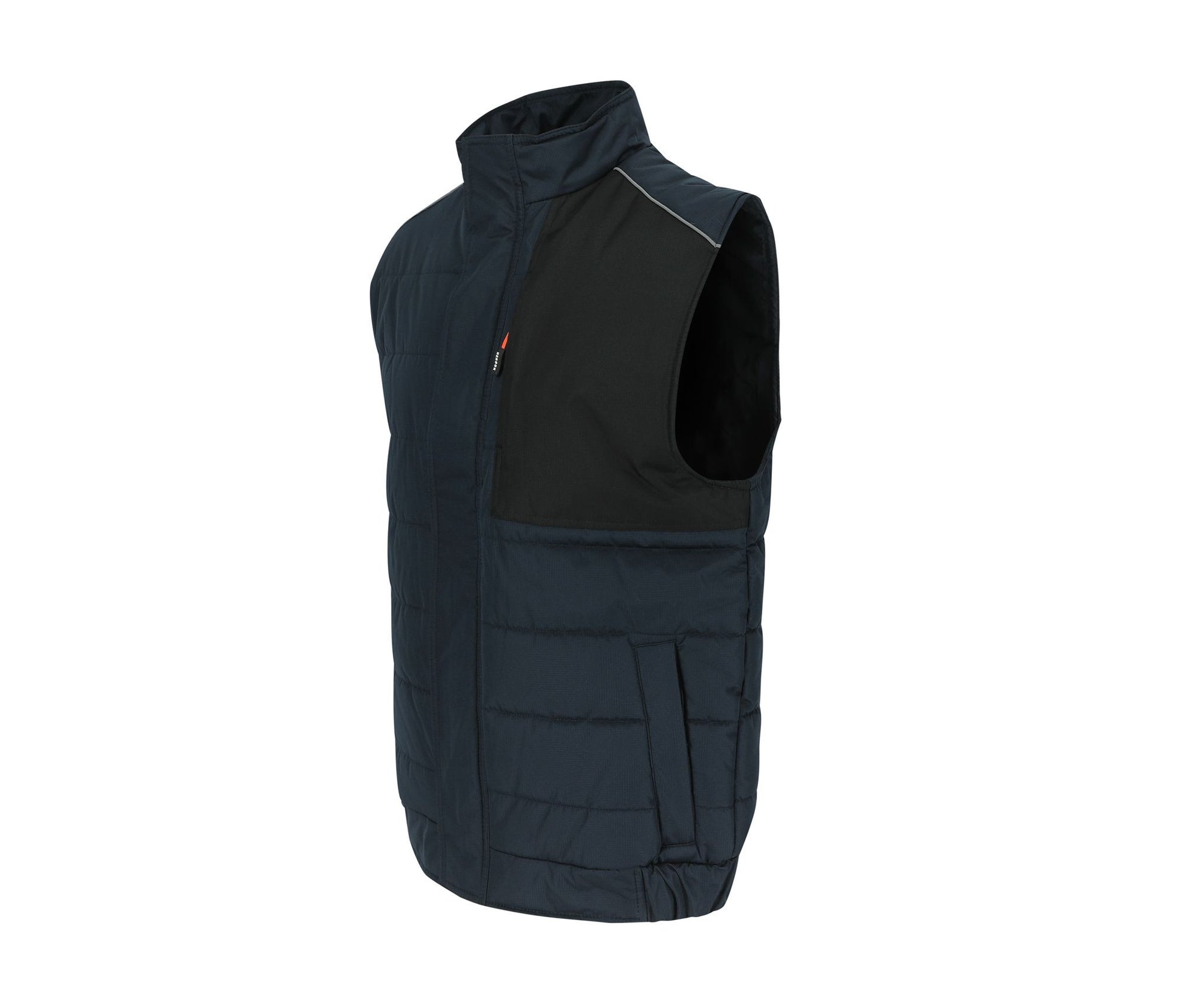 Bodywarmer de Travail Matelassé - Navy Blue / Black