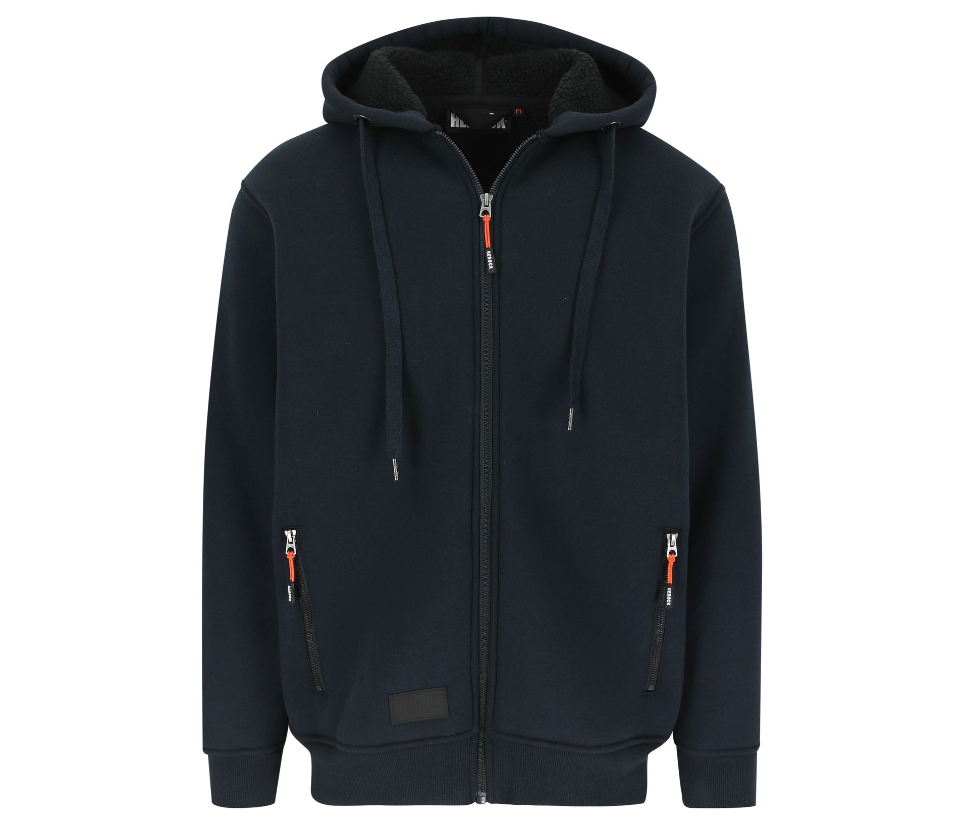 Sweat Zippé à Capuche Déperlant - Navy