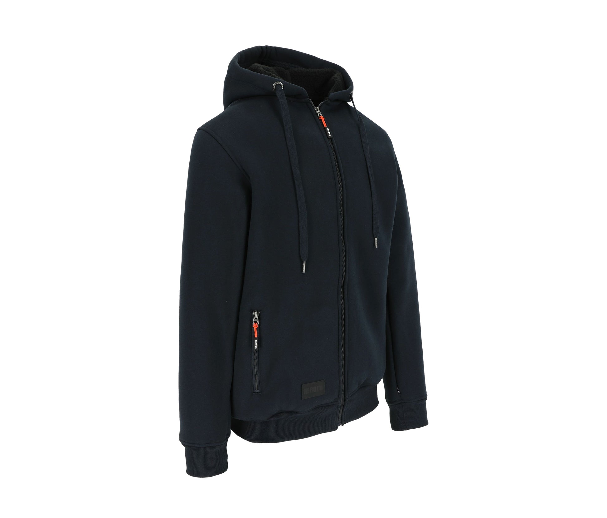 Sweat Zippé à Capuche Déperlant - Navy