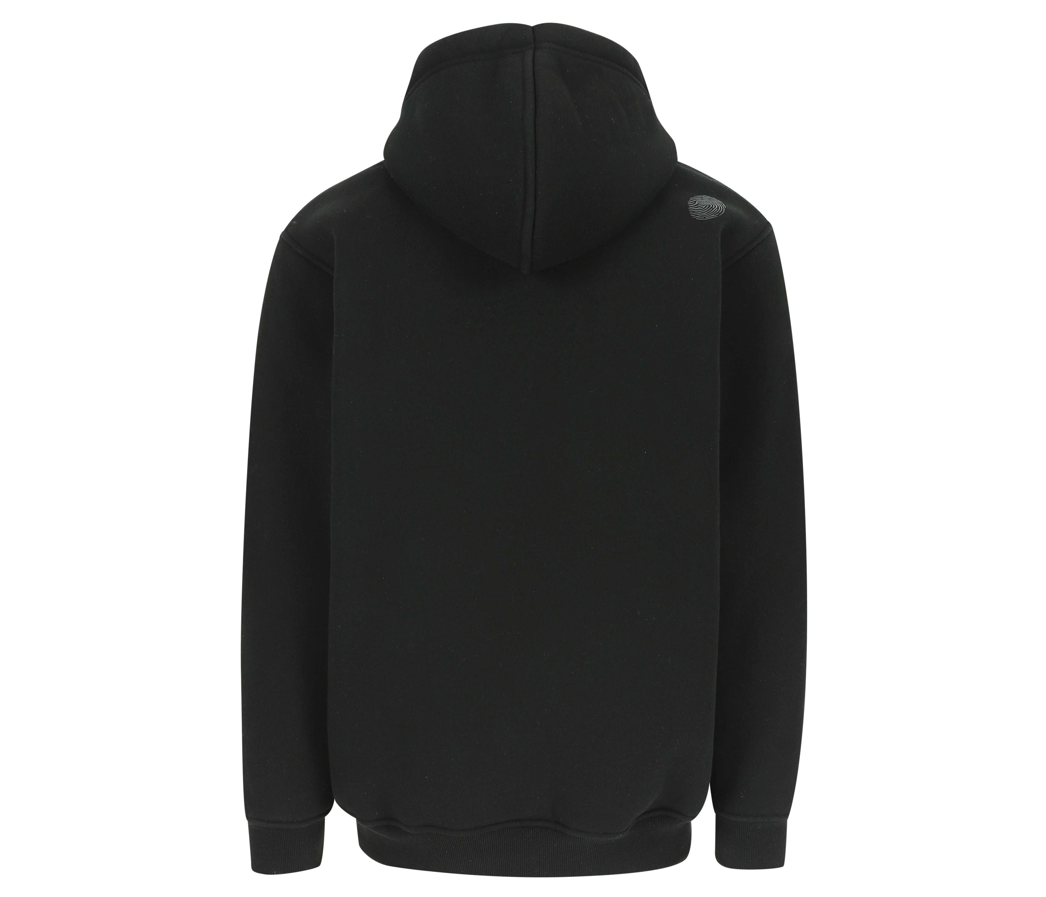 Sweat Zippé à Capuche Déperlant - Black