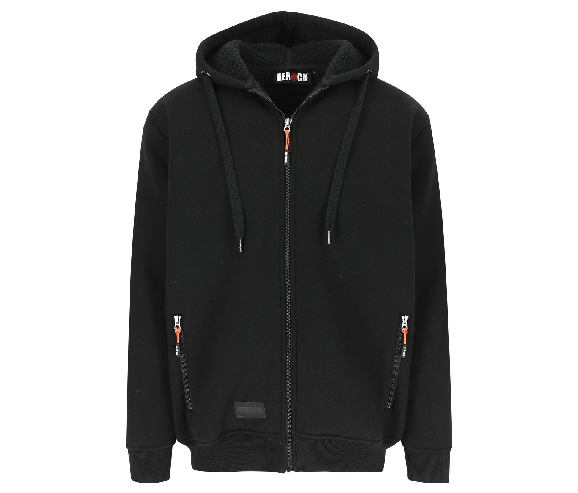 Sweat Zippé à Capuche Déperlant - Black