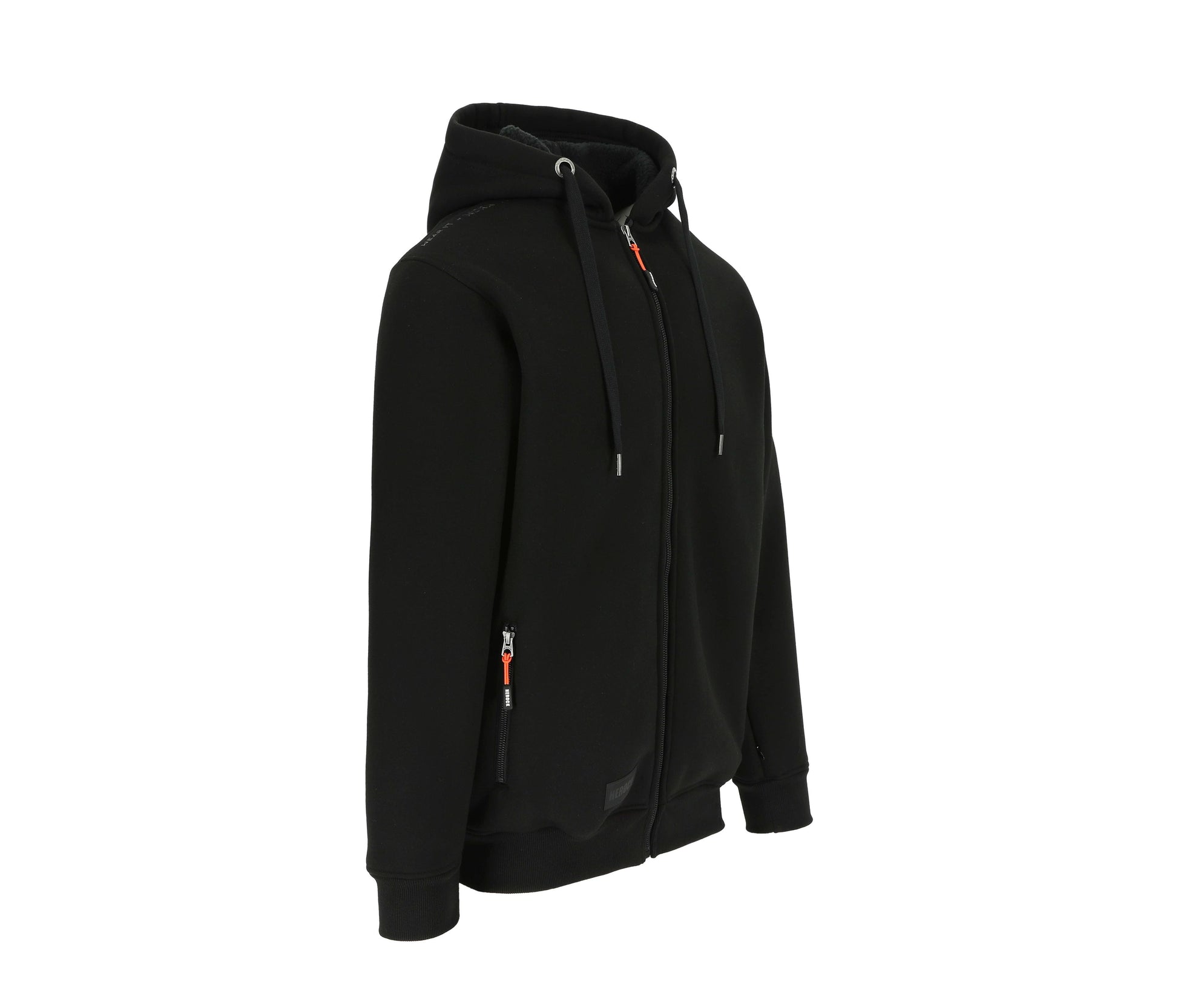 Sweat Zippé à Capuche Déperlant - Black