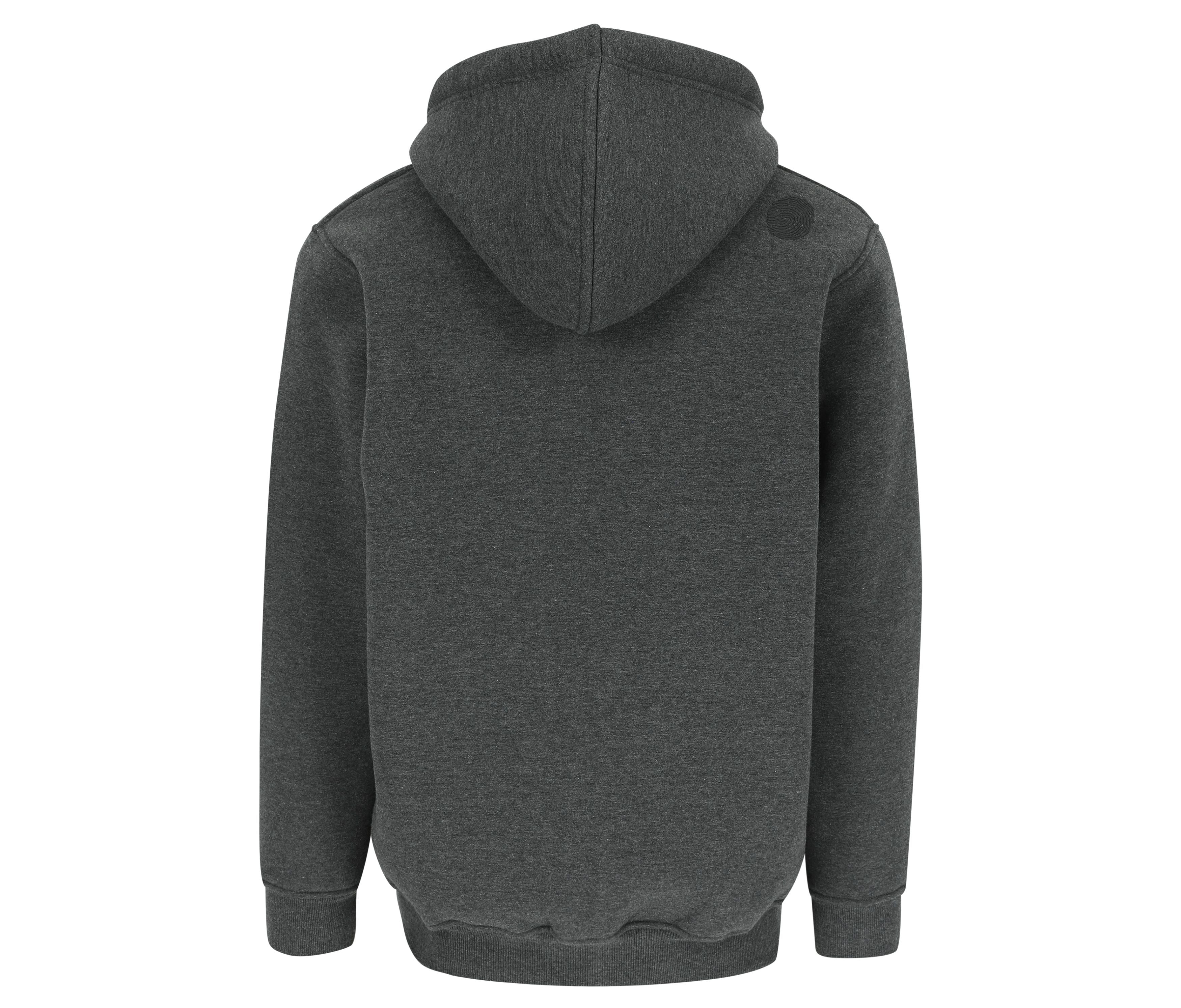 Sweat Zippé à Capuche Déperlant - Dark Heather Grey