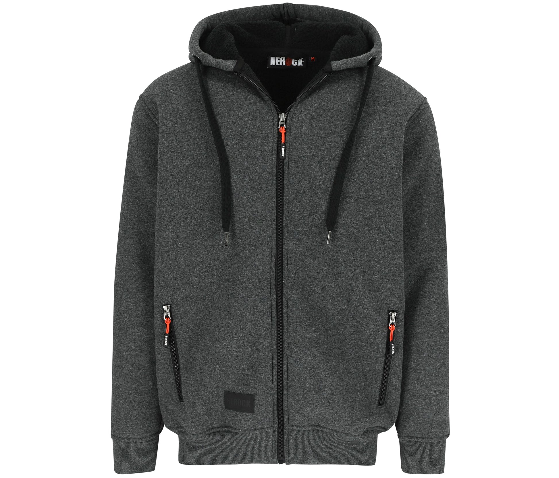 Sweat Zippé à Capuche Déperlant - Dark Heather Grey