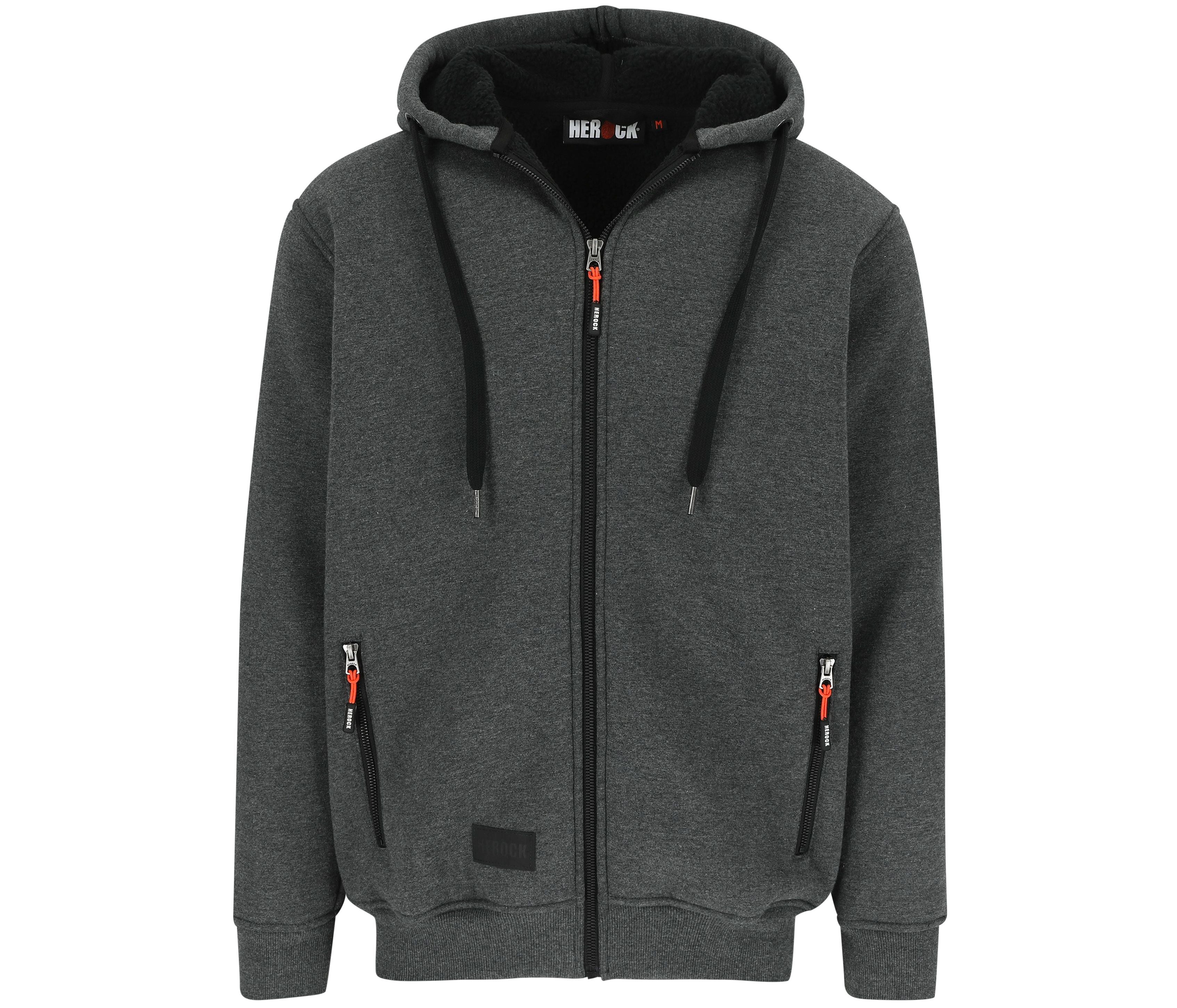 Sweat Zippé à Capuche Déperlant - Dark Heather Grey