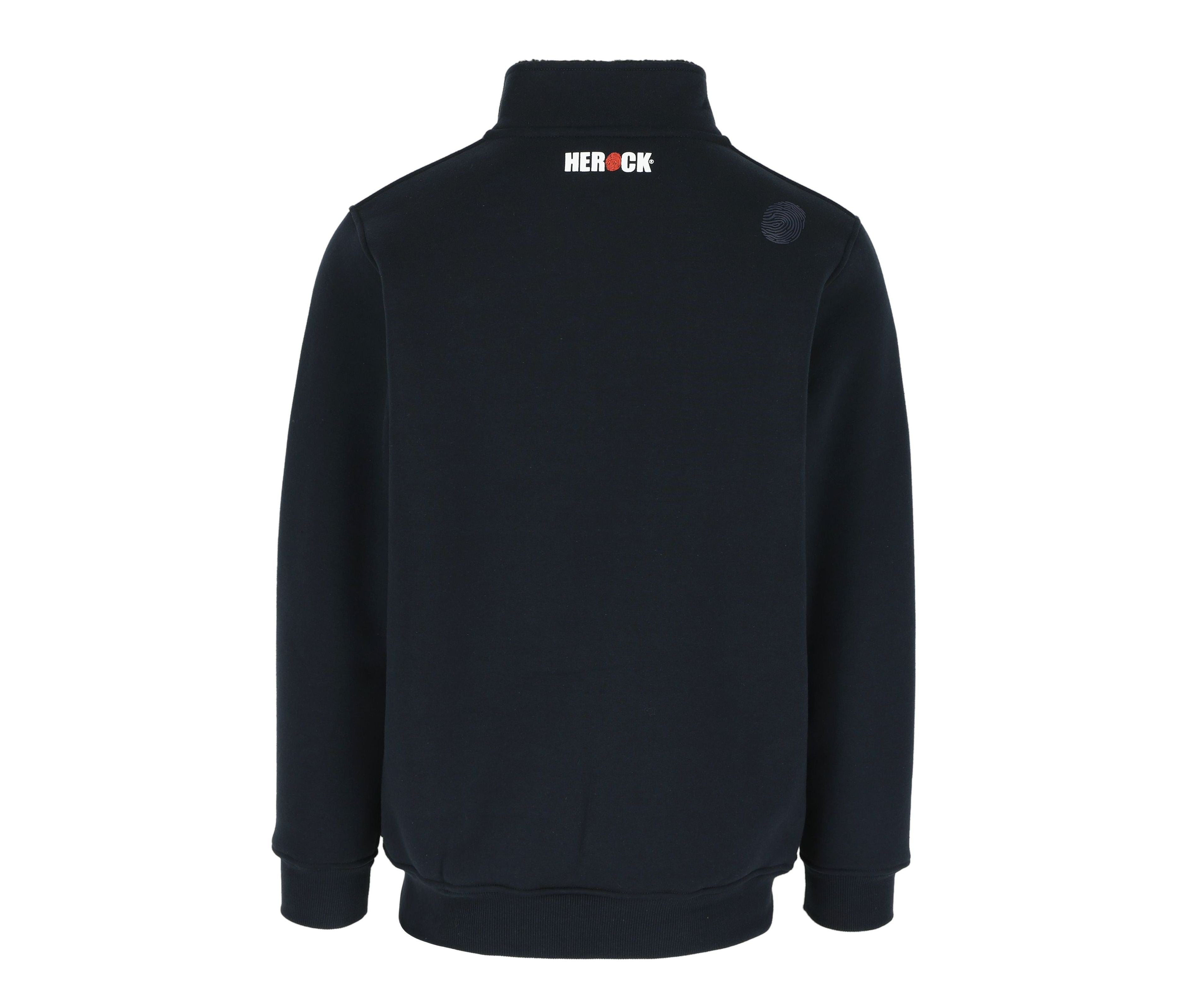 Sweat Zippé Doublure Sherpa® - Navy