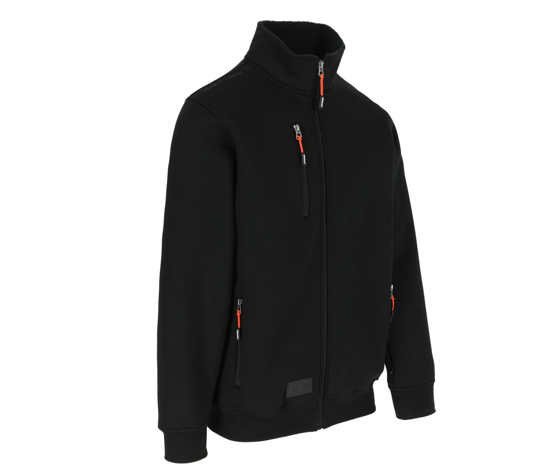 Sweat Zippé Doublure Sherpa® - Black