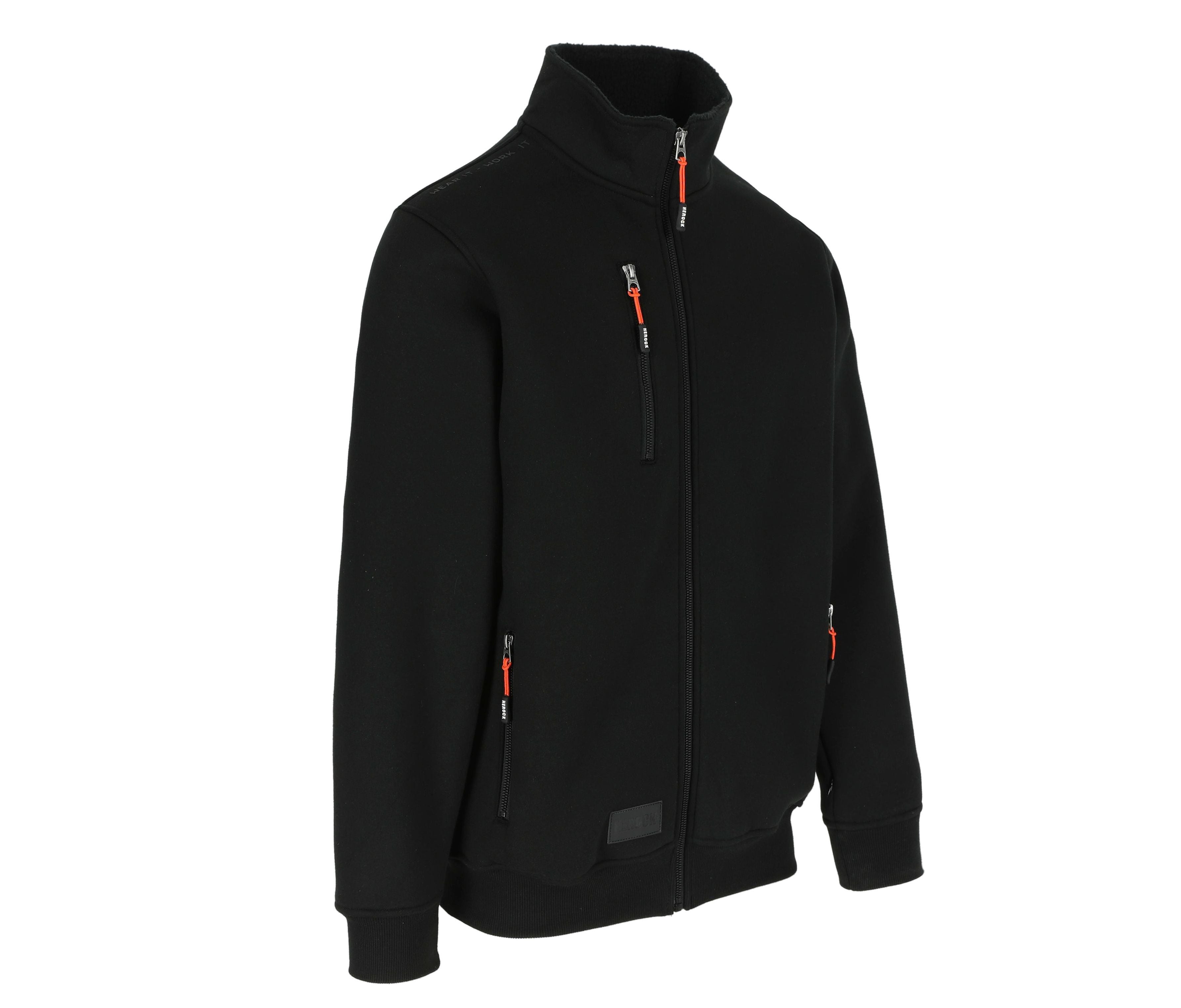 Sweat Zippé Doublure Sherpa® - Black