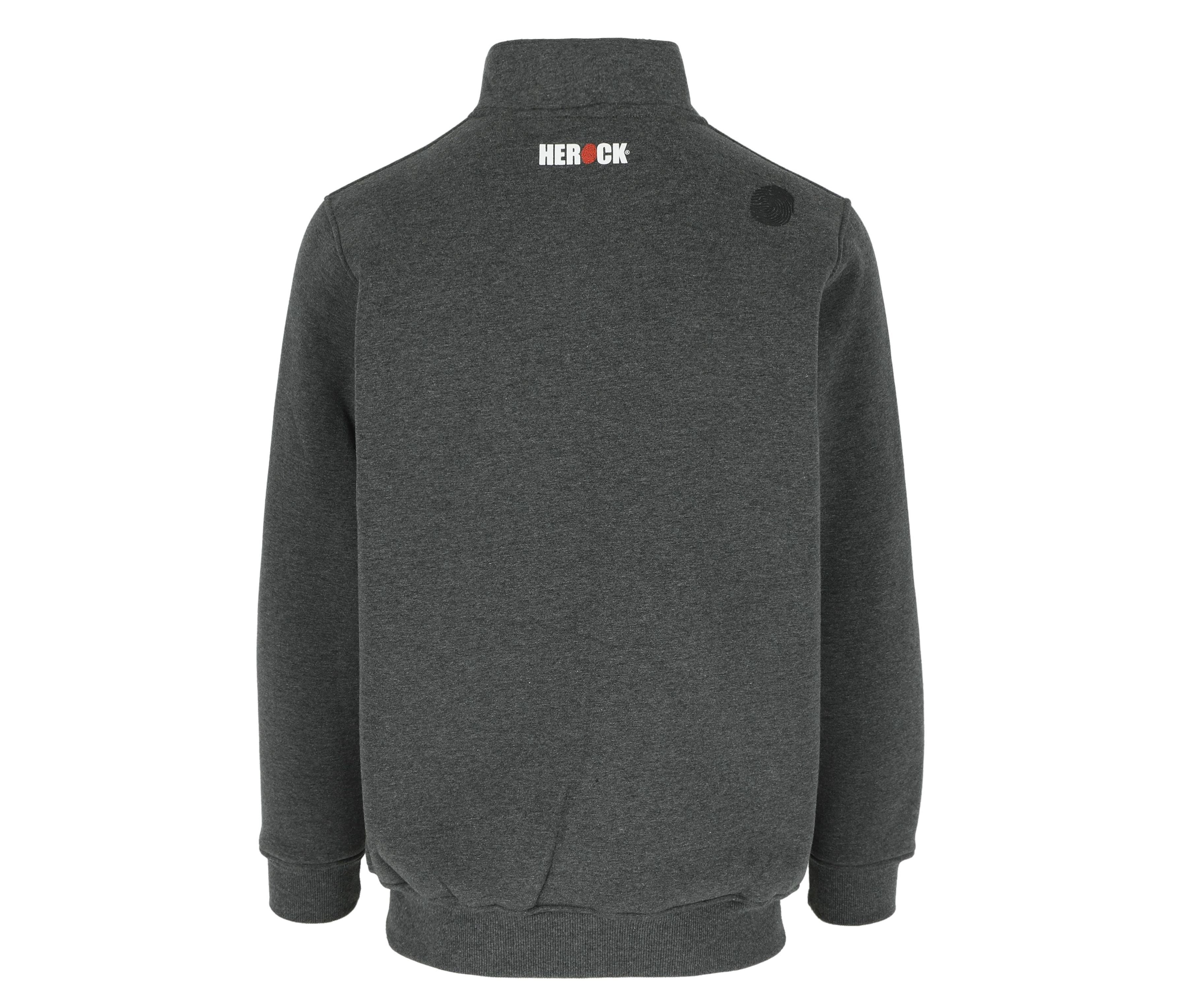 Sweat Zippé Doublure Sherpa® - Dark Heather Grey