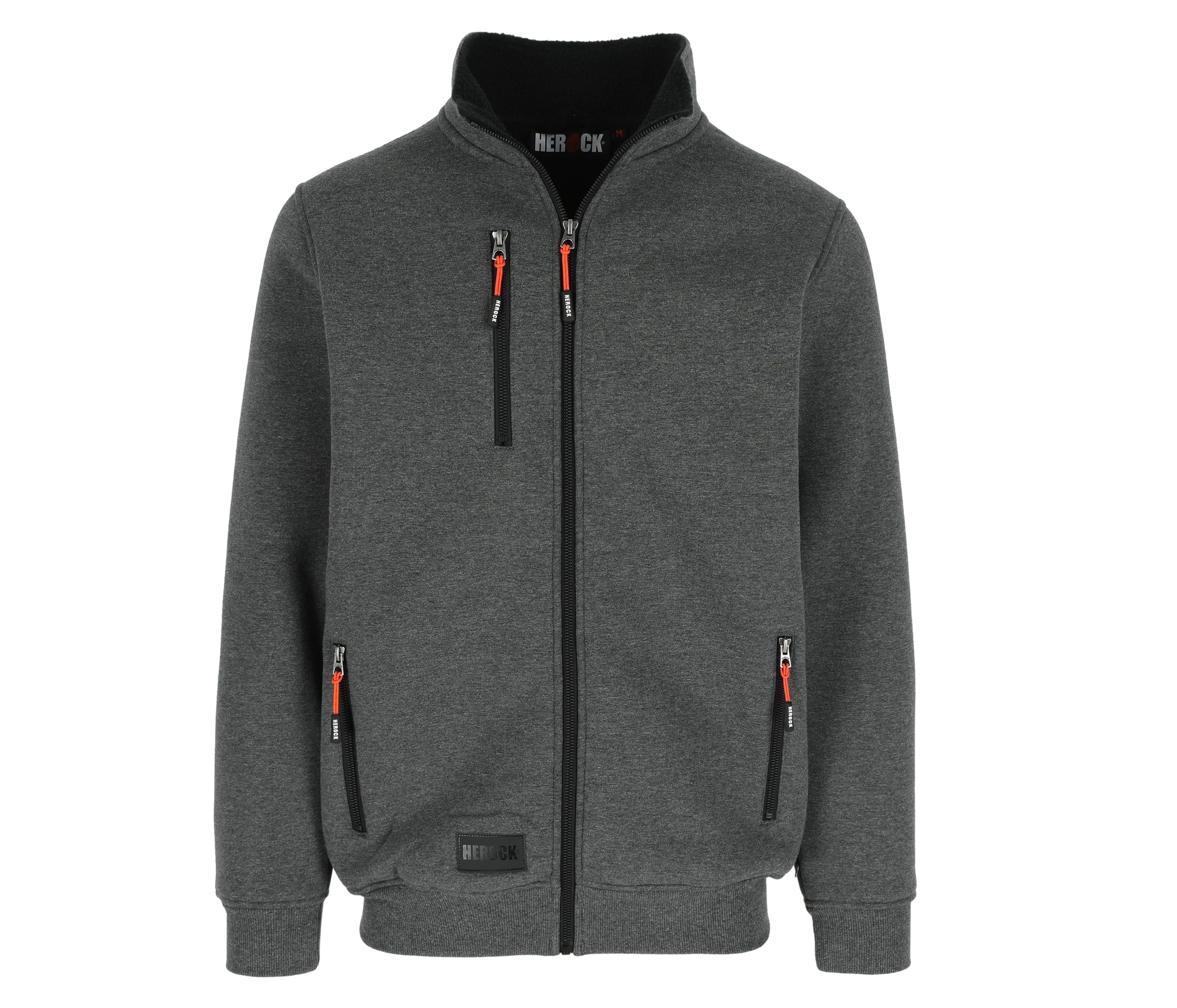 Sweat Zippé Doublure Sherpa® - Dark Heather Grey