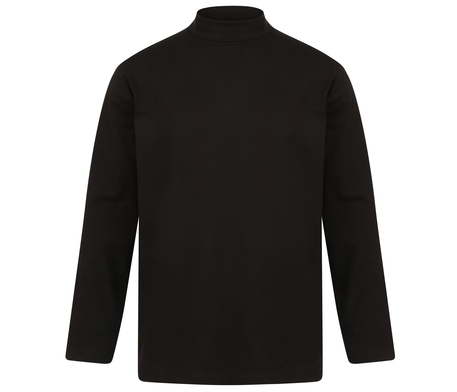 Tee-Shirt Col Roulé - Black