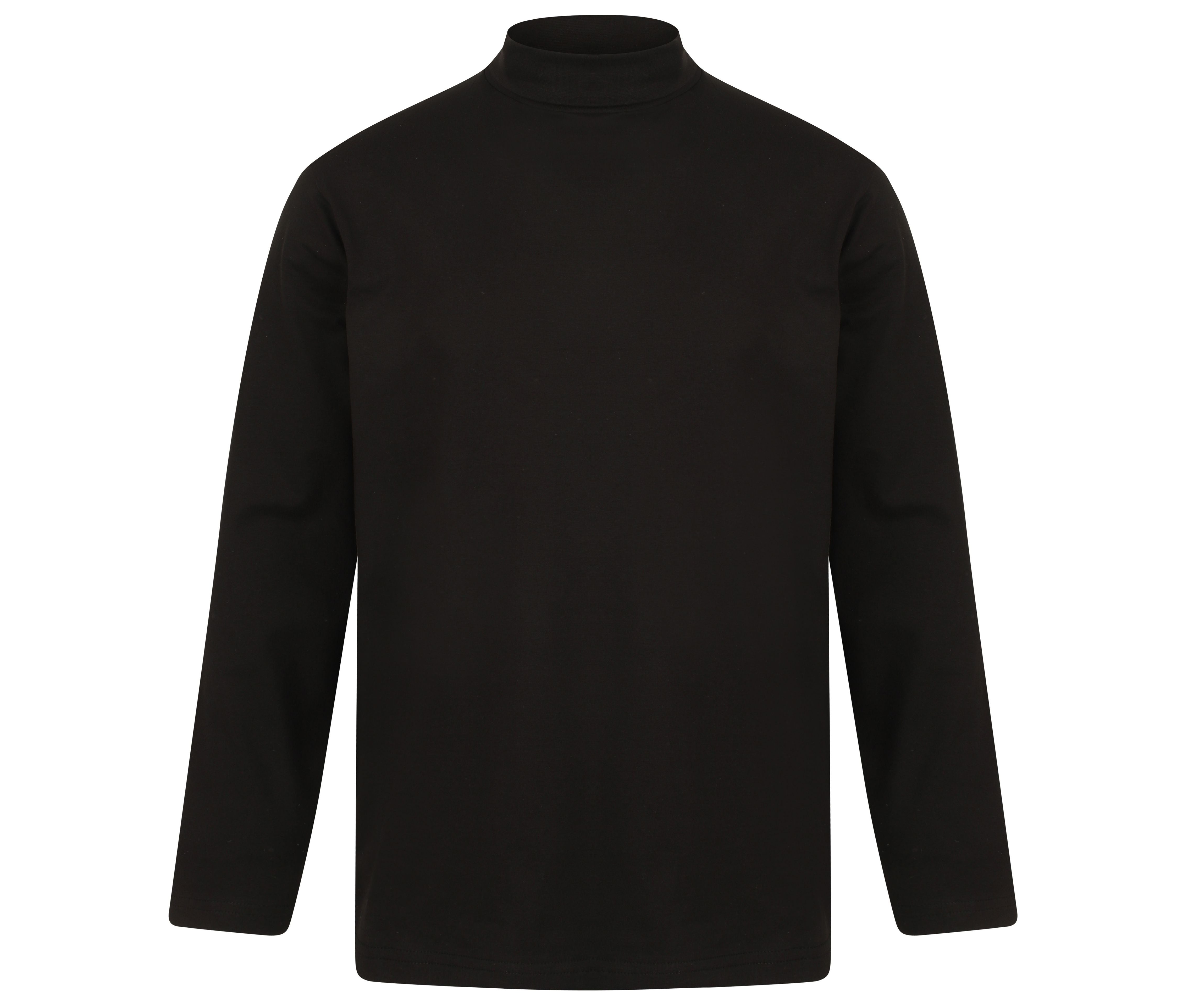 Tee-Shirt Col Roulé - Black