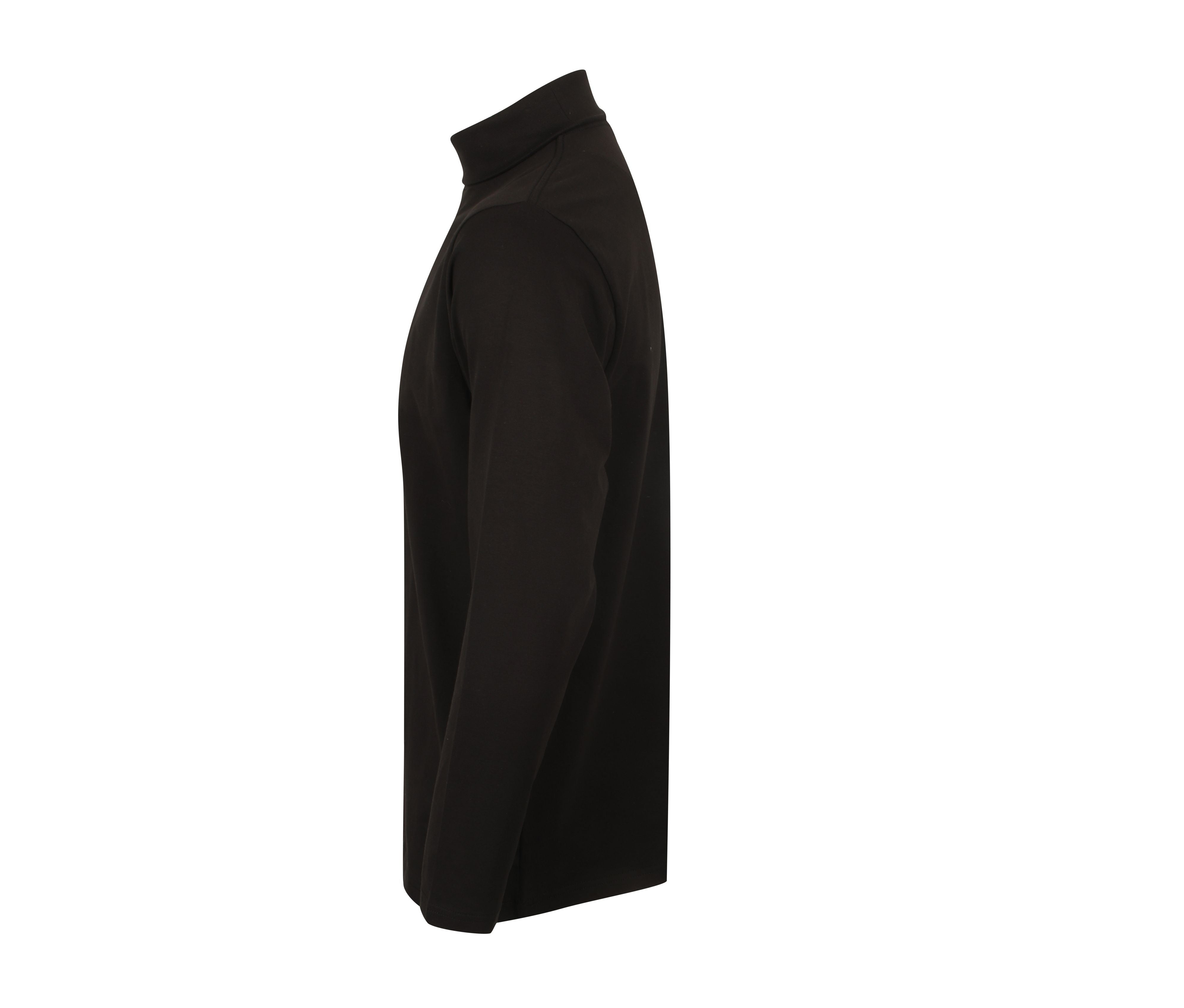 Tee-Shirt Col Roulé - Black