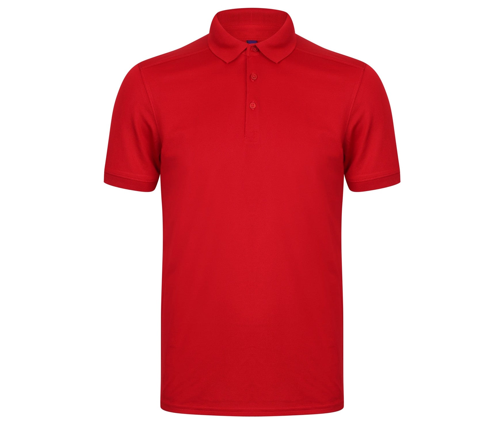 Polo Homme en Polyester Stretch - Red