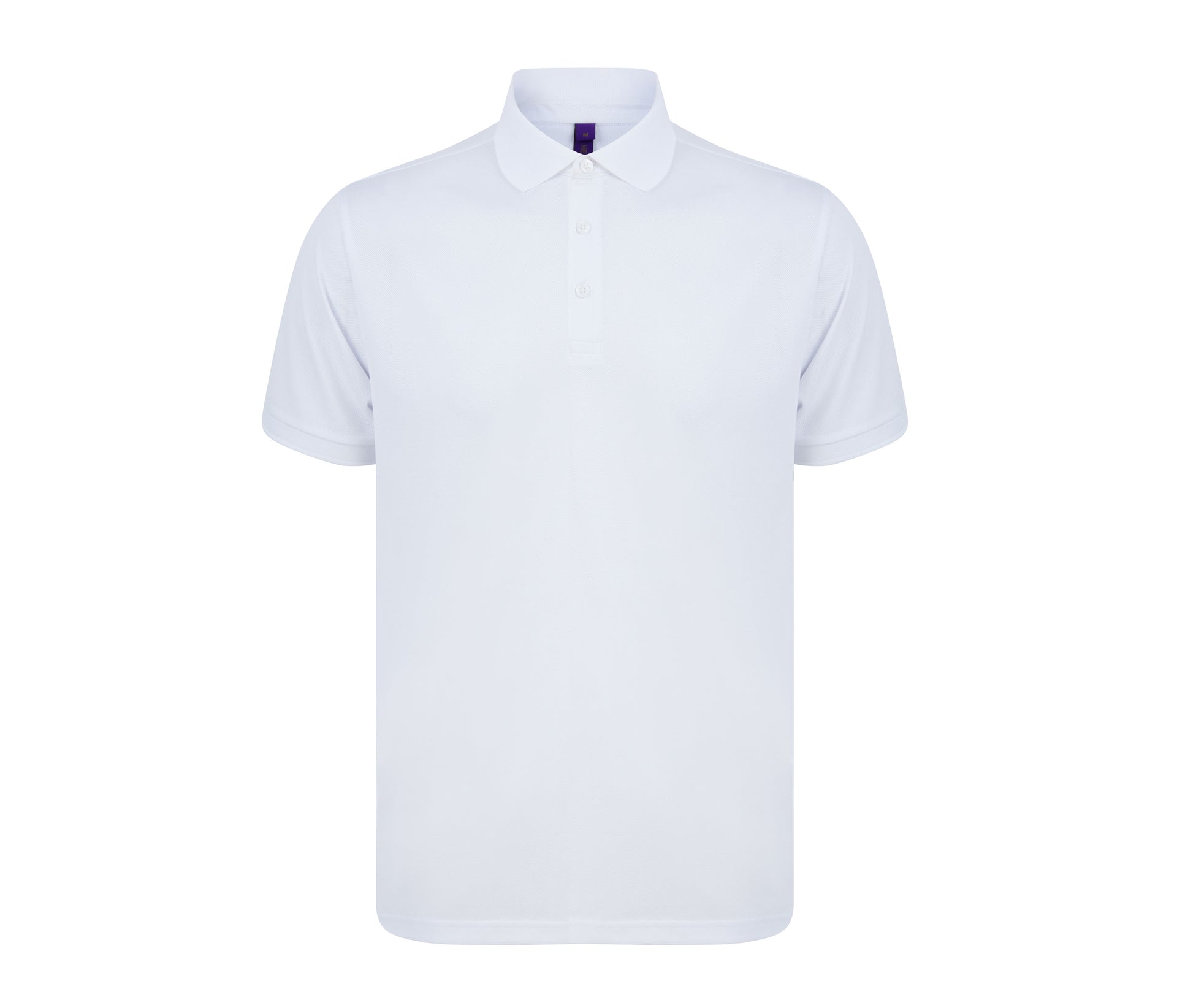 Polo Homme en Polyester Recyclé - White