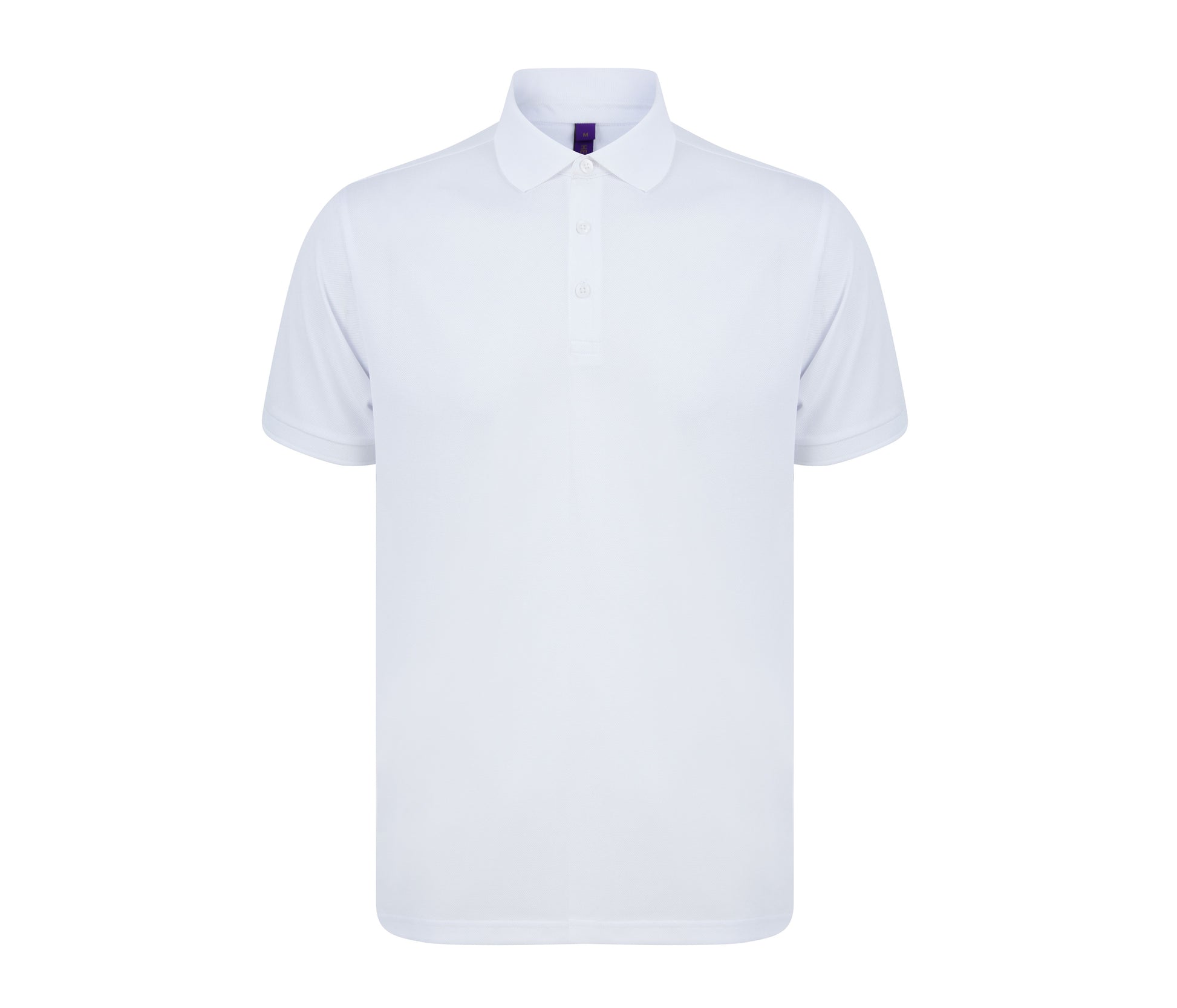Polo Homme en Polyester Recyclé - White