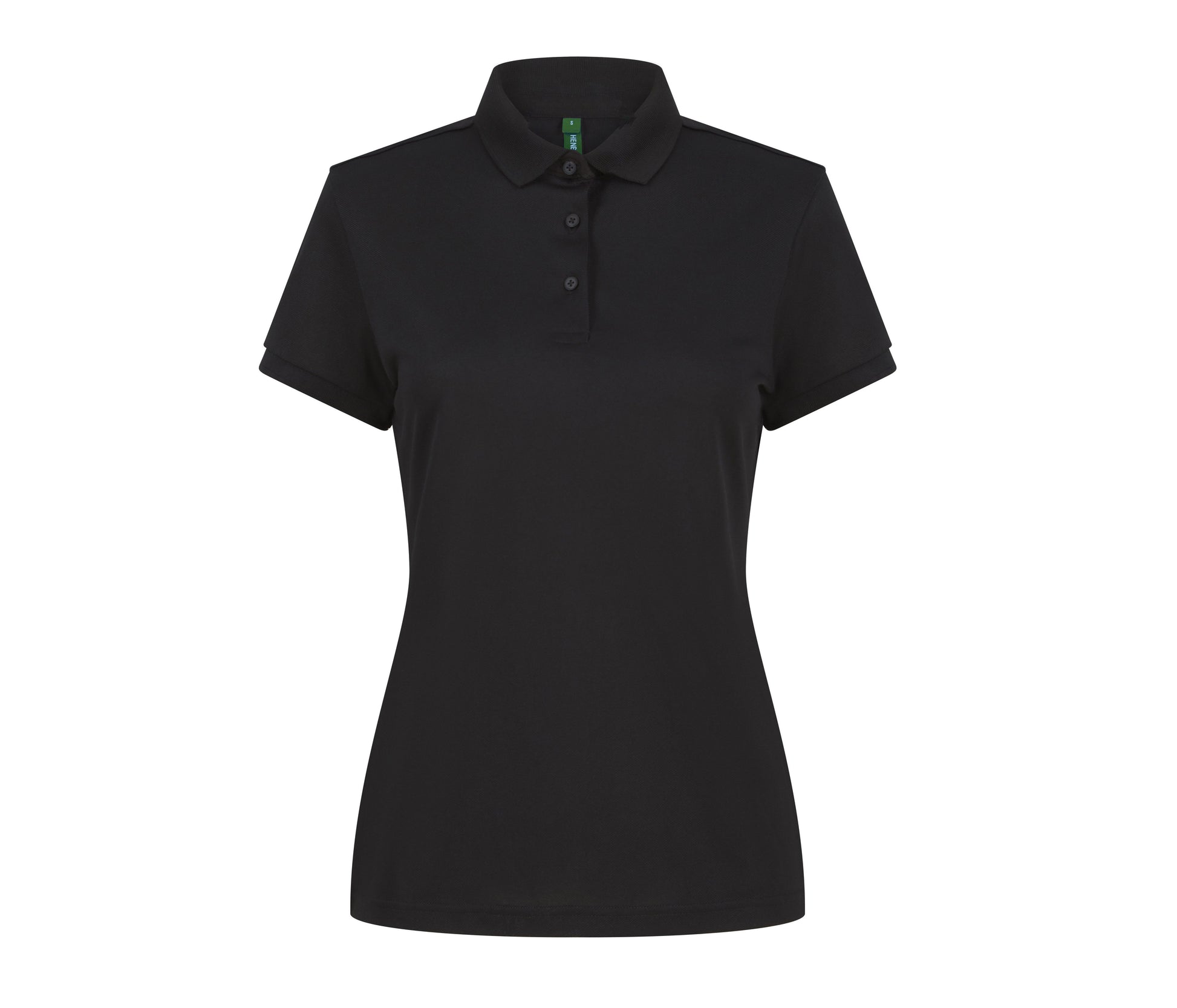 Polo Femme en Polyester Recyclé - Black