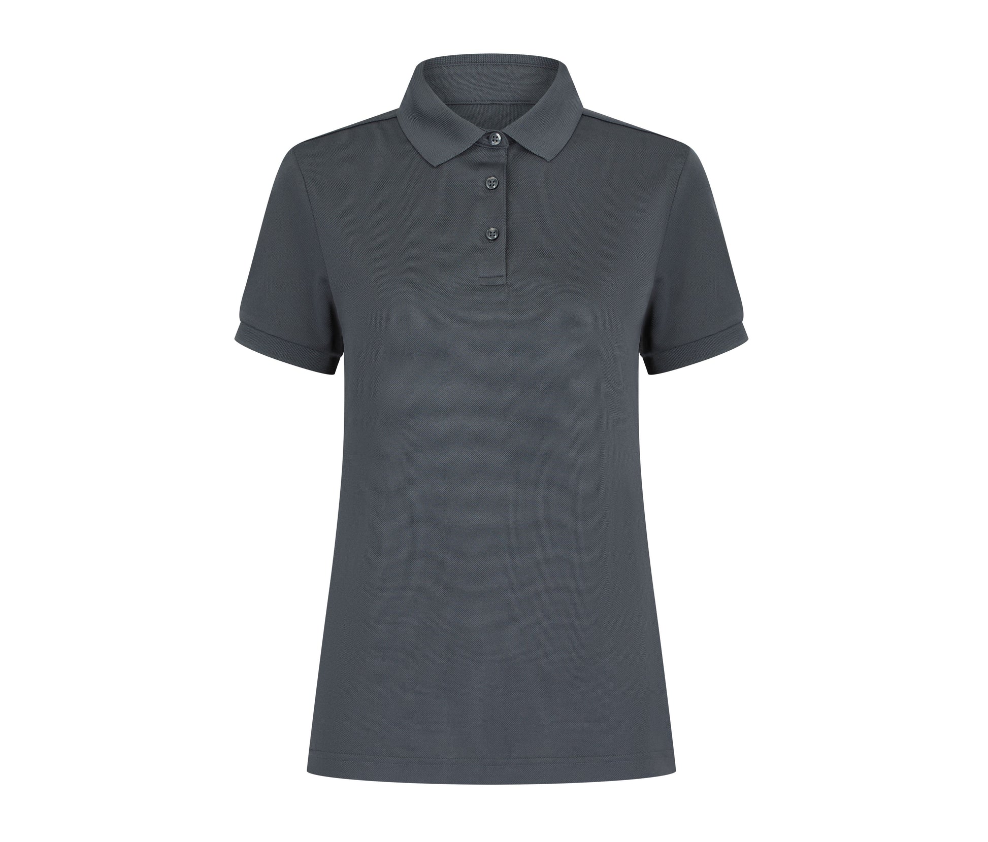 Polo Femme en Polyester Recyclé - Charcoal