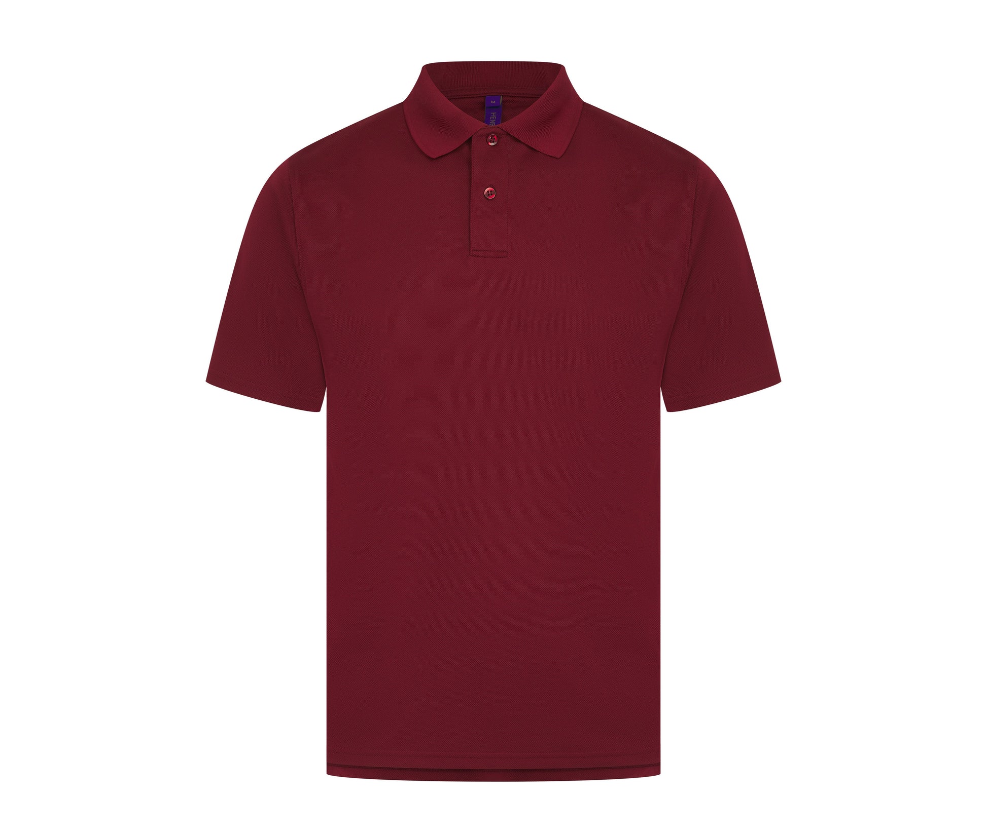 Polo Homme Respirant - Burgundy