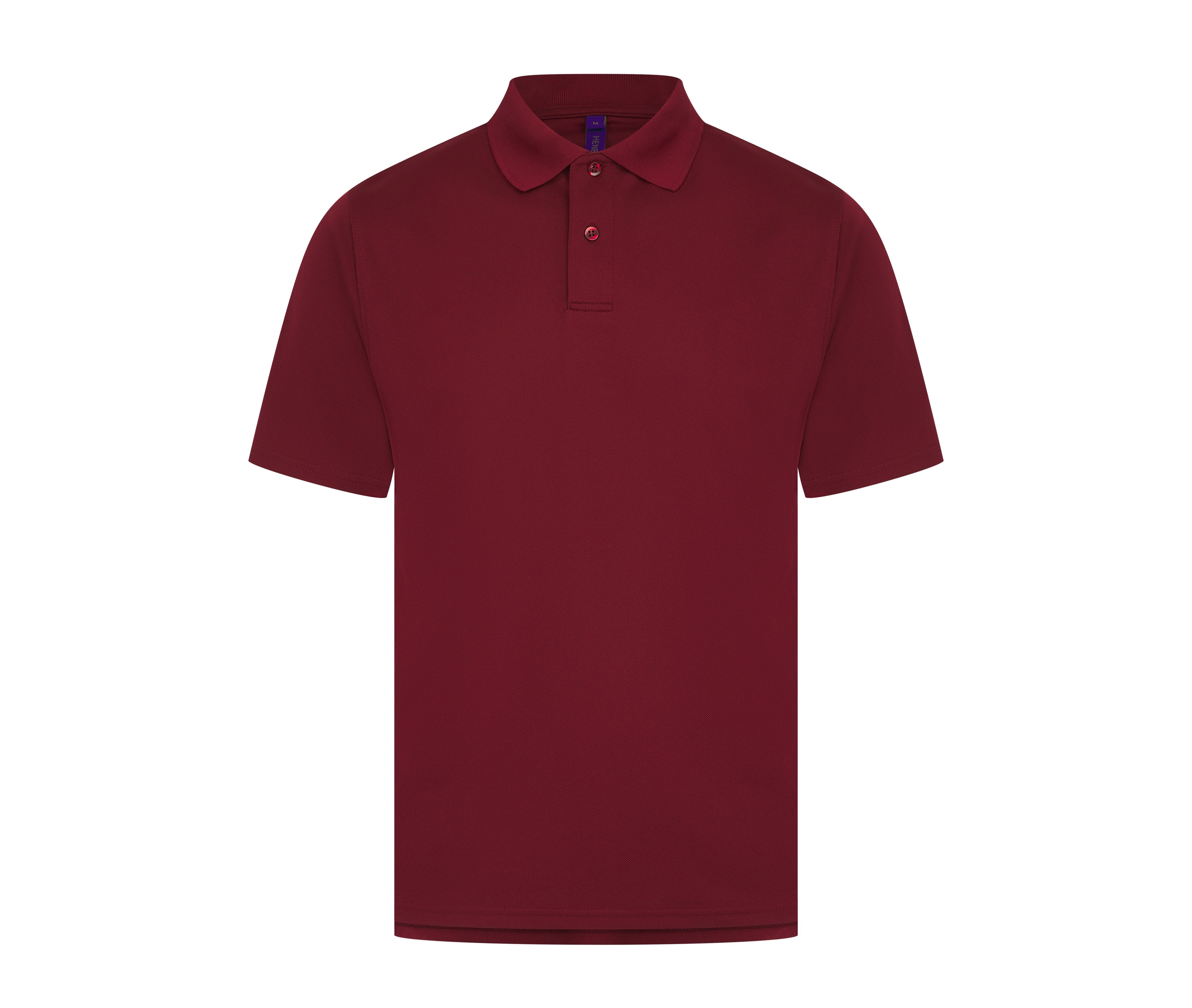 Polo Homme Respirant - Burgundy