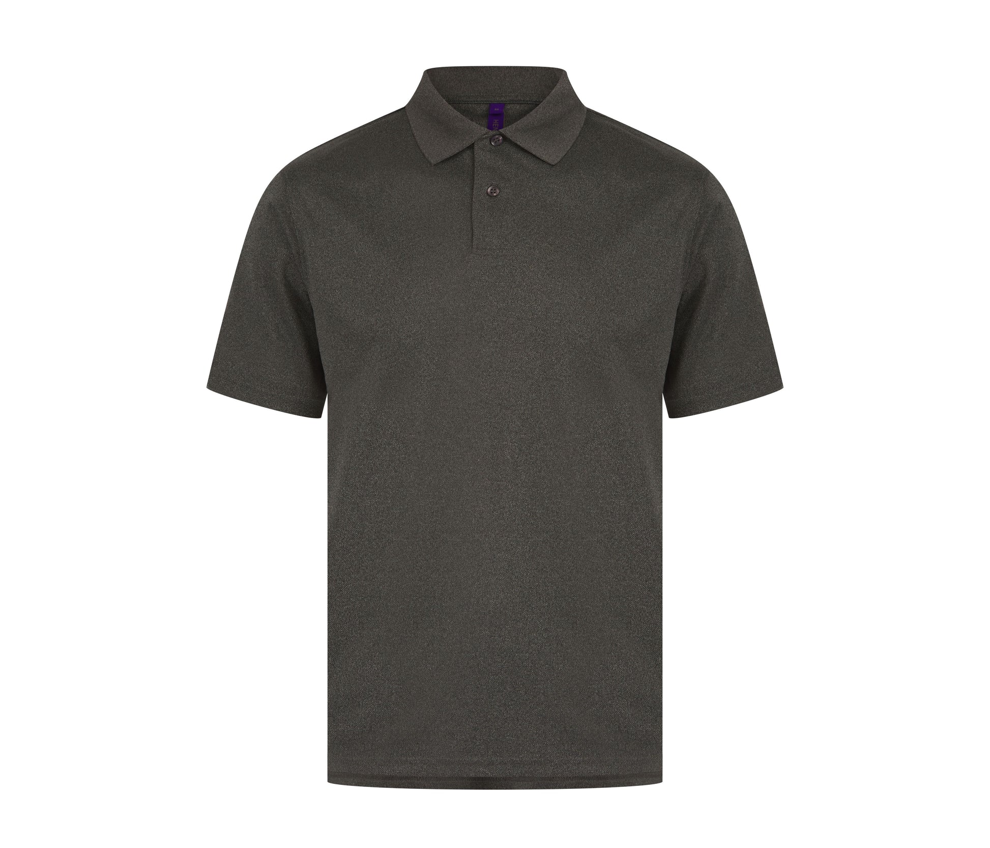 Polo Homme Respirant - Heather Charcoal