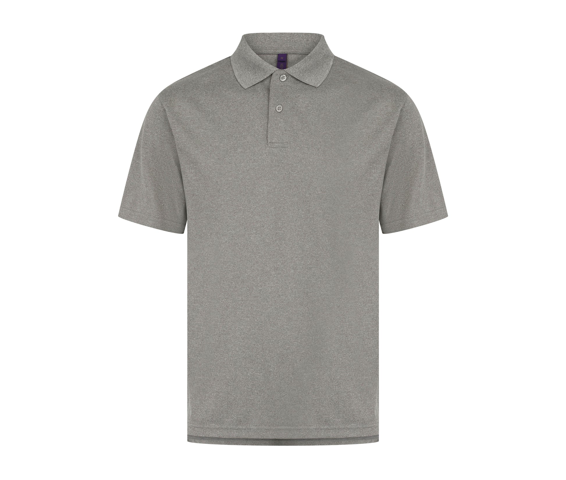 Polo Homme Respirant - Heather Grey