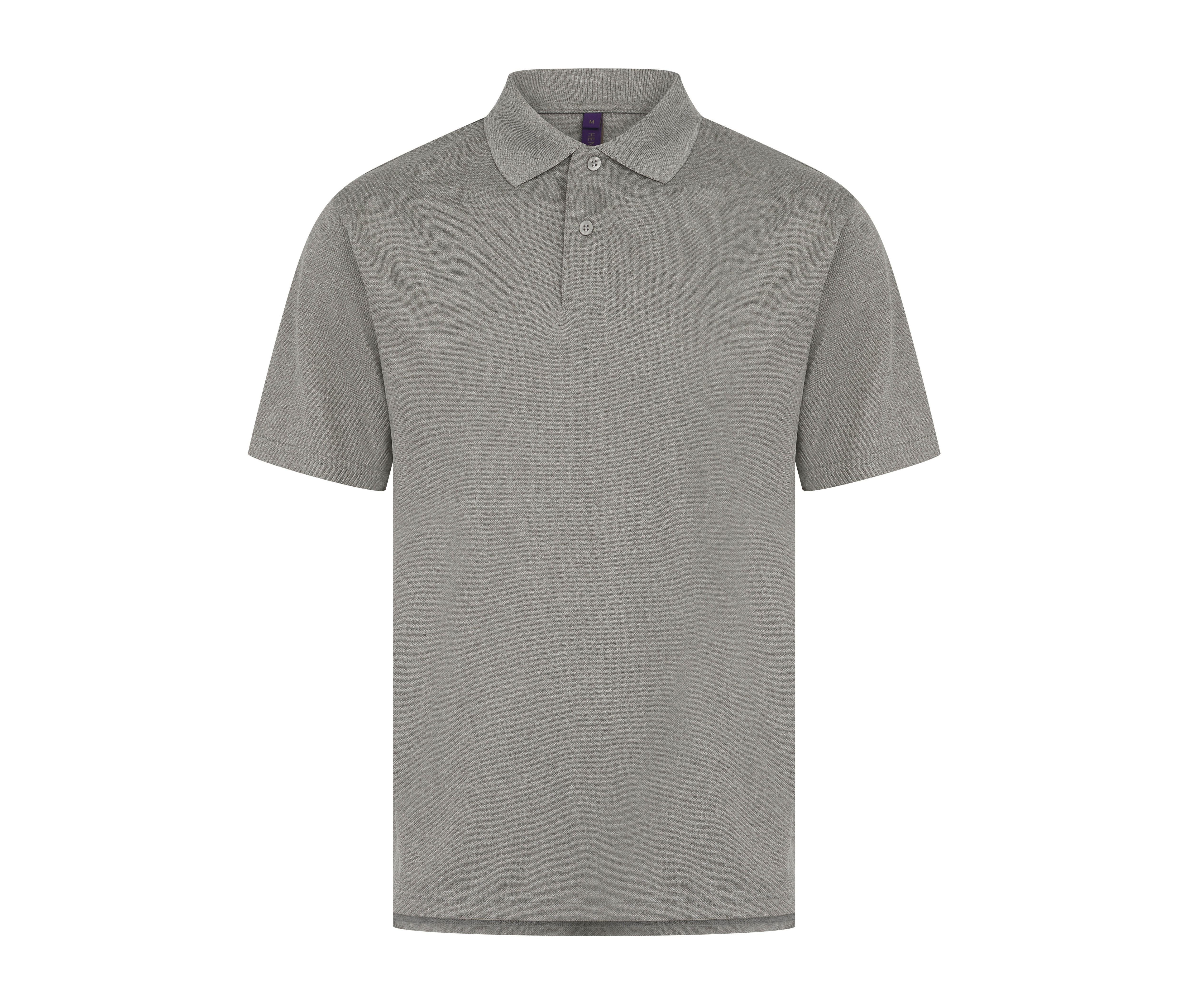 Polo Homme Respirant - Heather Grey