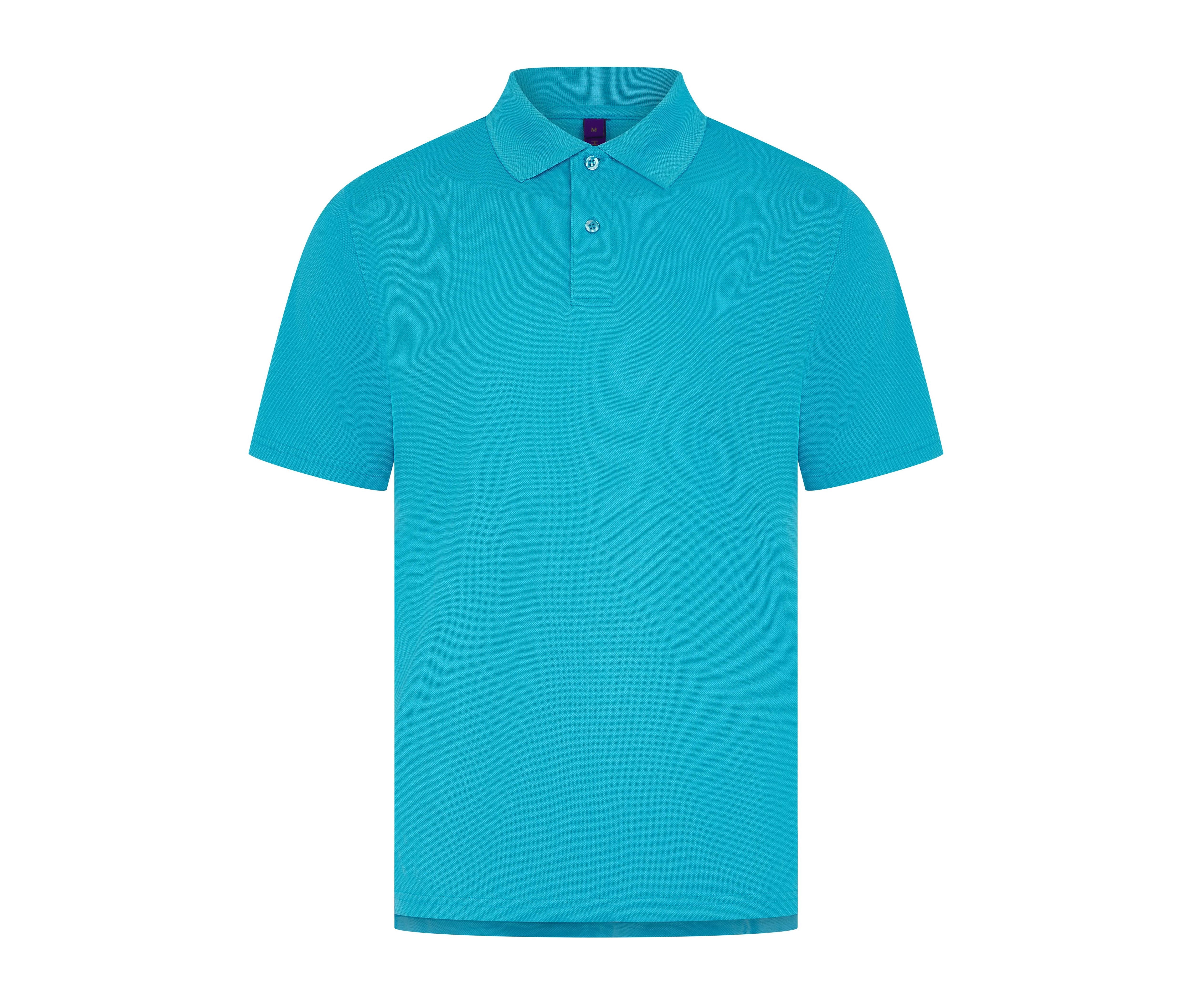 Polo Homme Respirant - Turquoise
